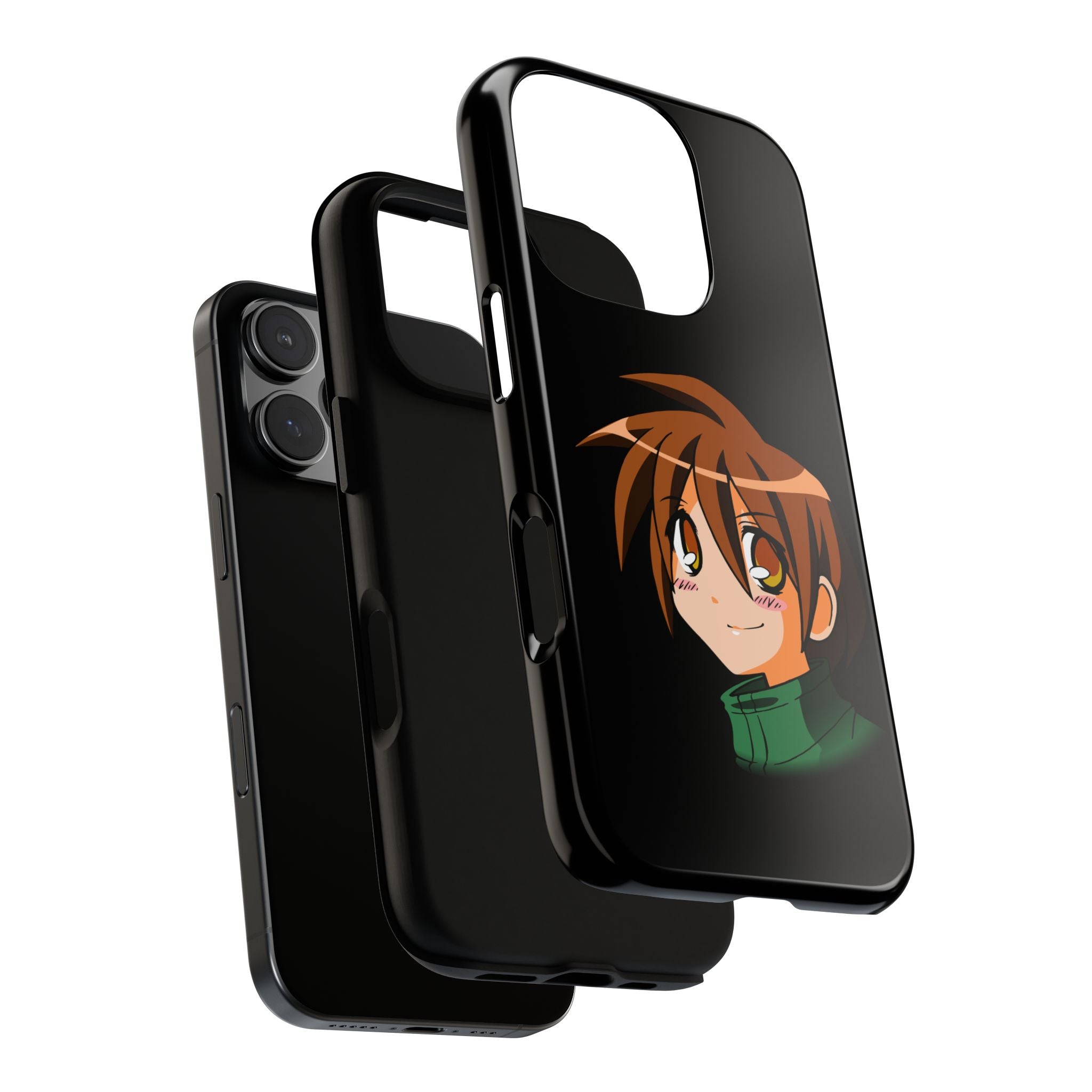 Anime Character Phone Case, Cute Phone Cover, Tough Cases for Teens, Customizable Gift, Geeky Accessories