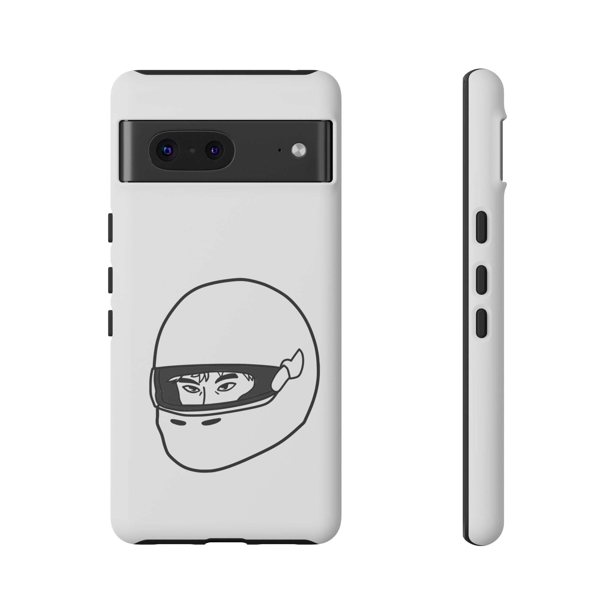 Stylish Phone Case with Racing Helmet Design | Tough Cases | Unique Gift, Motorcycle Enthusiast, Race Lover, Custom Accessory, Everyday Use