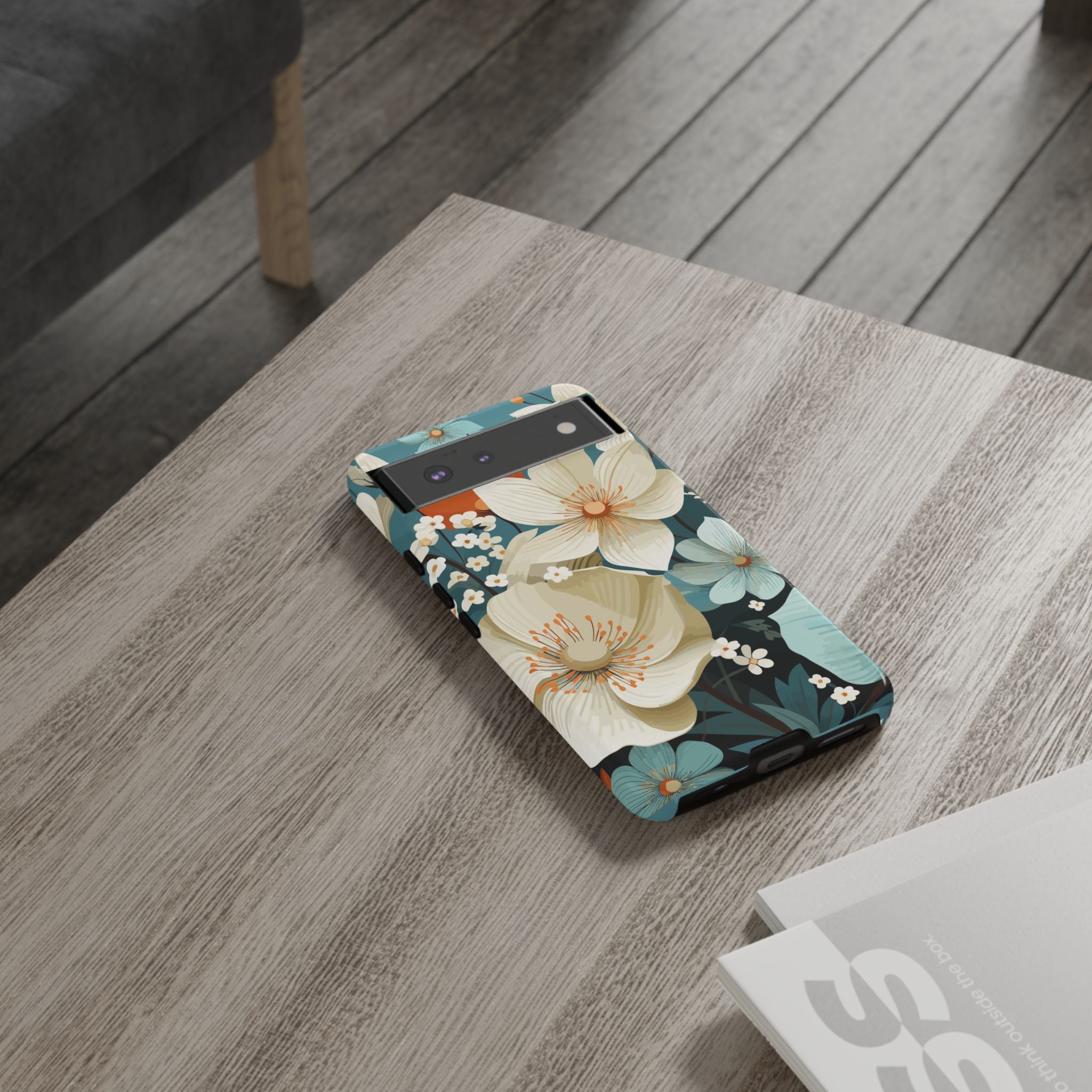 Floral Phone Case, Stylish Tough Cases with Botanical Design, Flower Print Phone Cover, Gifts for Nature Lovers, Eco-Friendly Mobile Cover