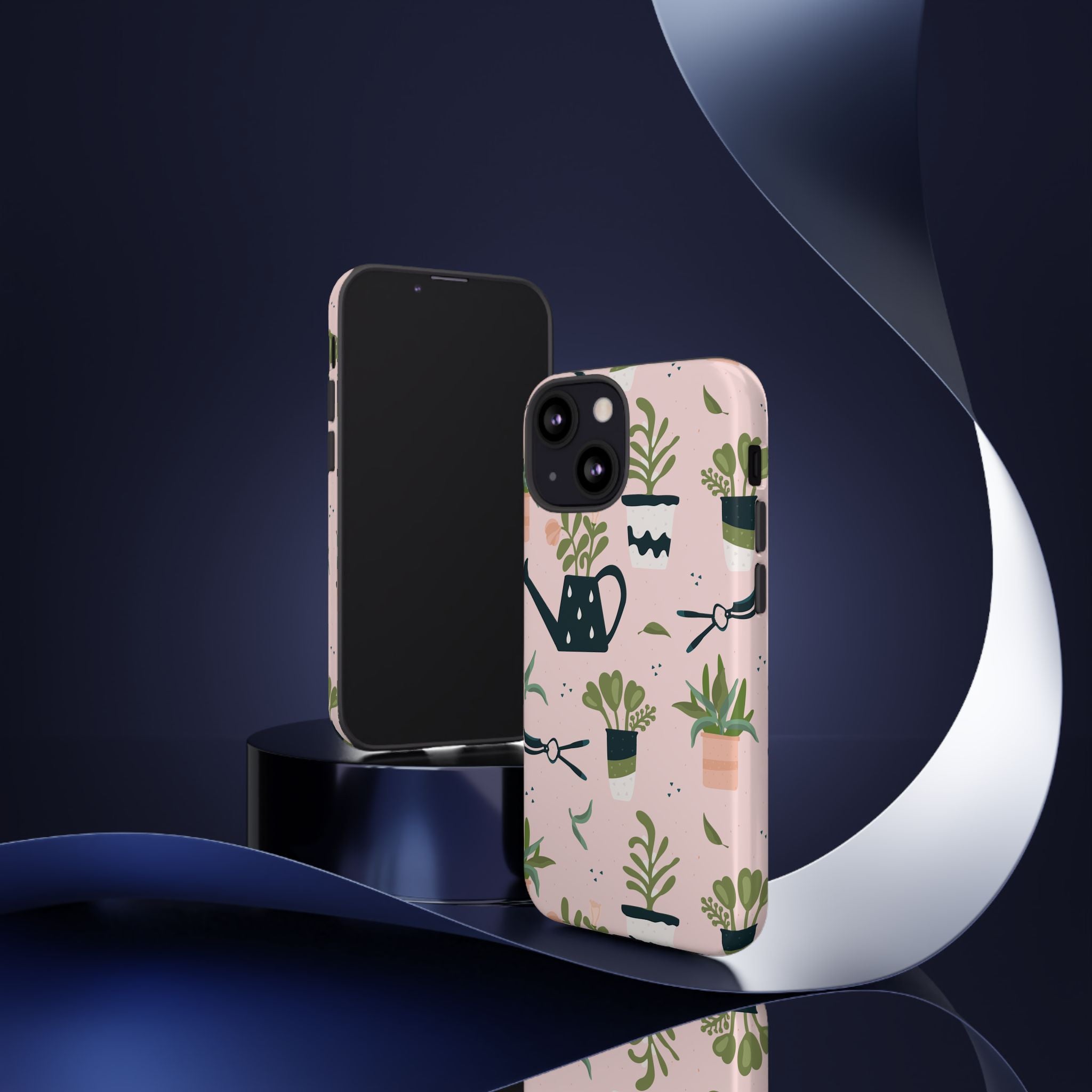 Floral Phone Case, Cute Plant Lover Case, Gift for Gardeners, Phone Cover, Green Thumb Accessories, Mother's Day Gift