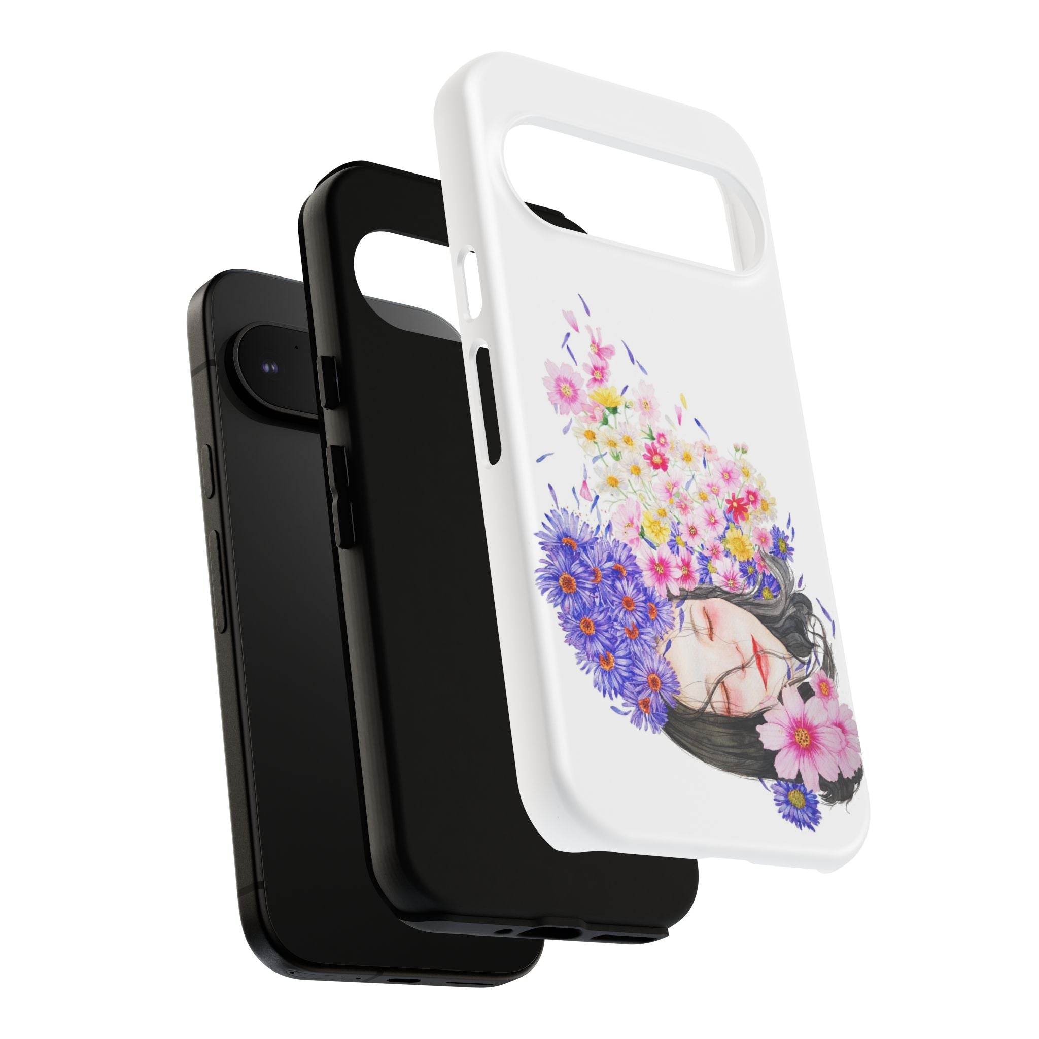 Floral Phone Case | Tough Cases | Cute Floral Design, Gift for Her, Spring Accessory, Mother's Day Gift, Stylish Protection