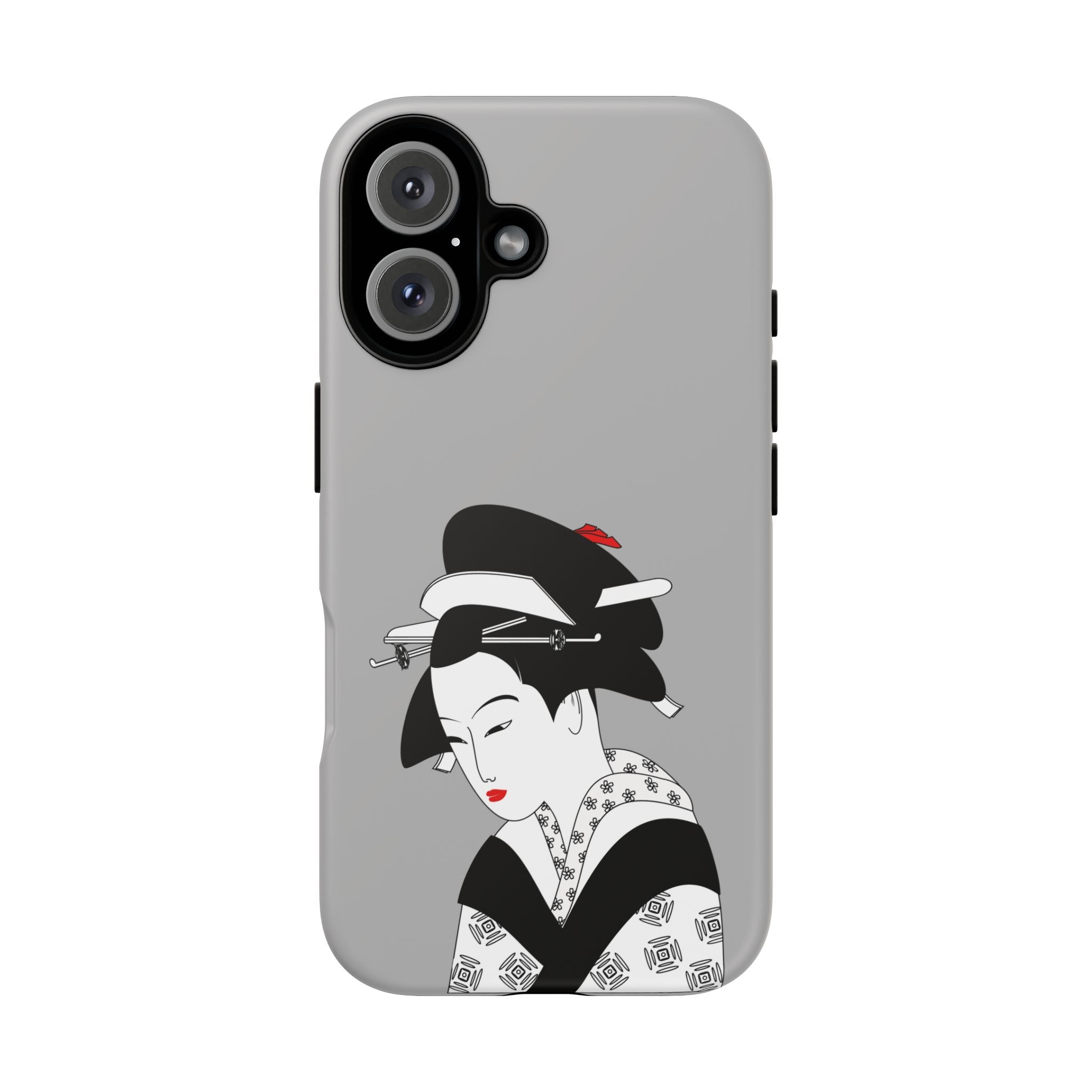 Stylish Phone Case with Japanese Geisha Design, Tough Phone Case, Cute Phone Cover, Japanese Art, Ethnic Style
