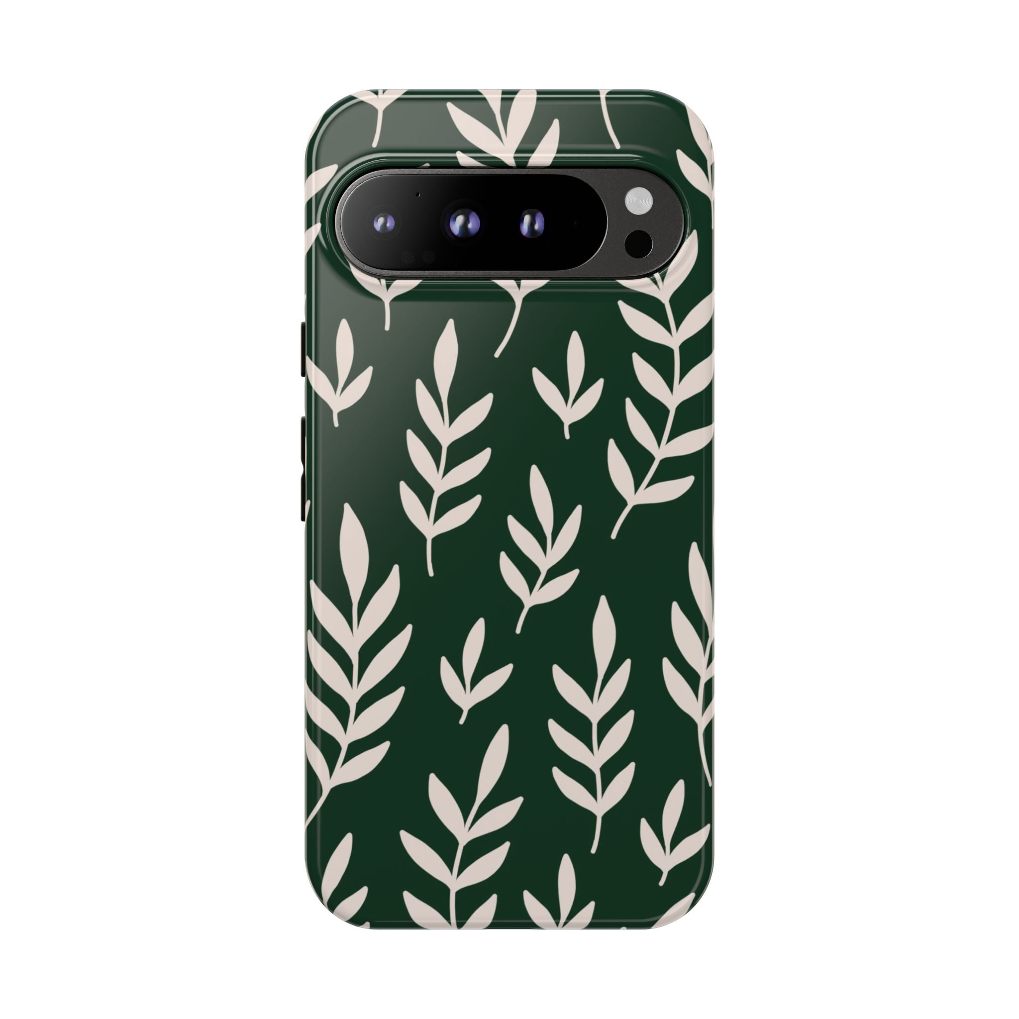 Leafy Phone Case, Tough Cases for Nature Lovers, Green Leaf Design, Eco-Friendly, Stylish Mobile Cover, Gift for Her