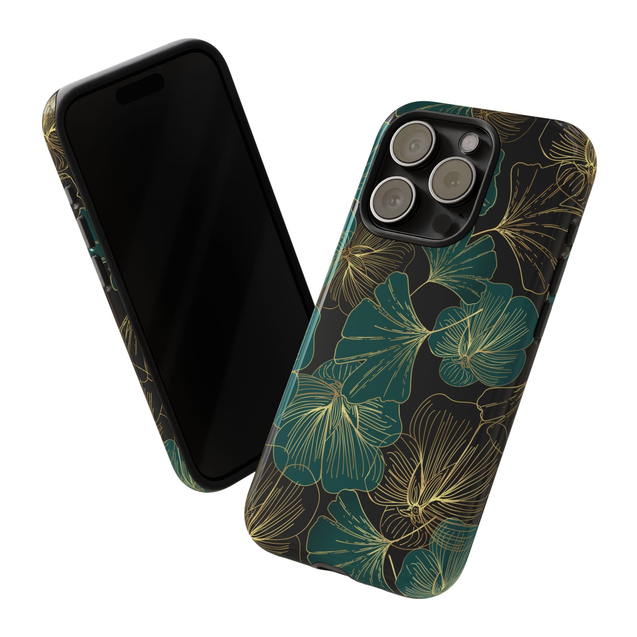 Floral Phone Case - Tough Cases, Protective Cover, Stylish Accessory, Gift for Her, Nature-Inspired Design