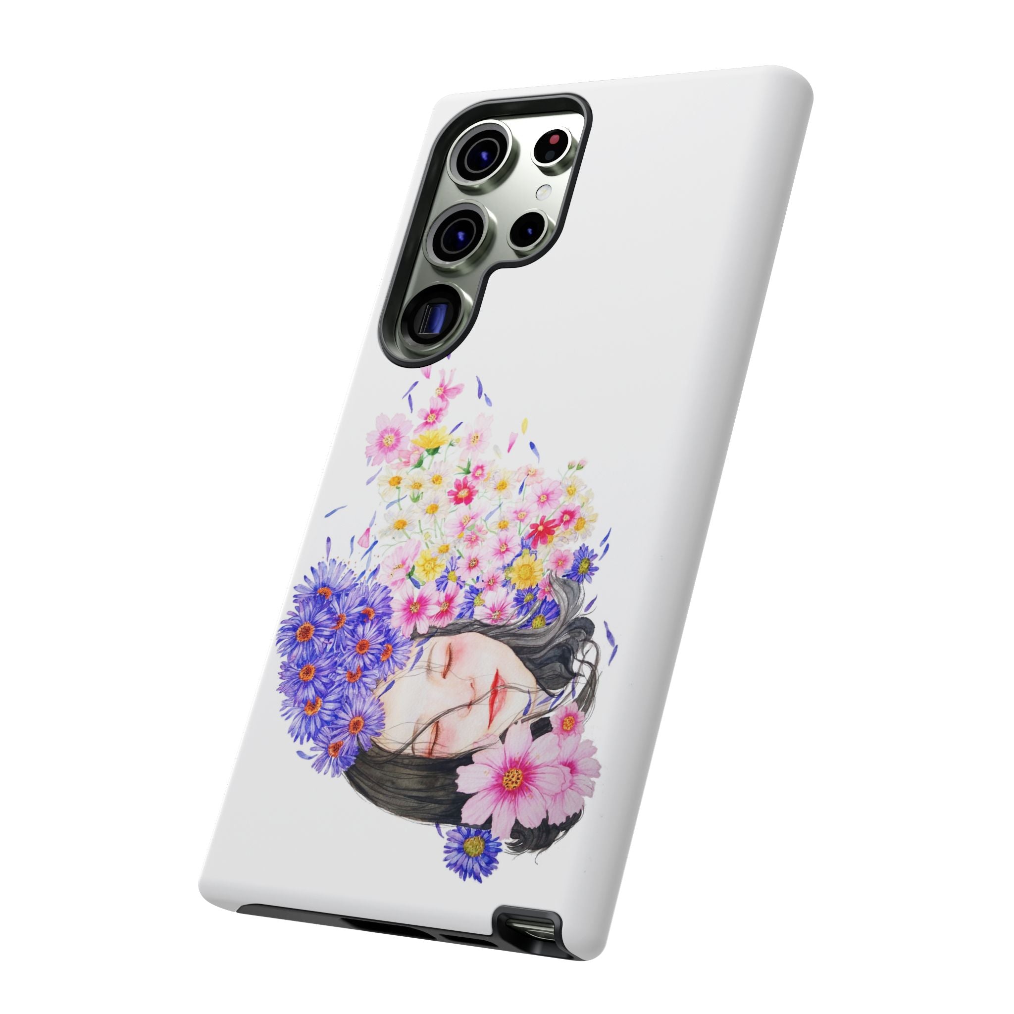 Floral Phone Case | Tough Cases | Cute Floral Design, Gift for Her, Spring Accessory, Mother's Day Gift, Stylish Protection