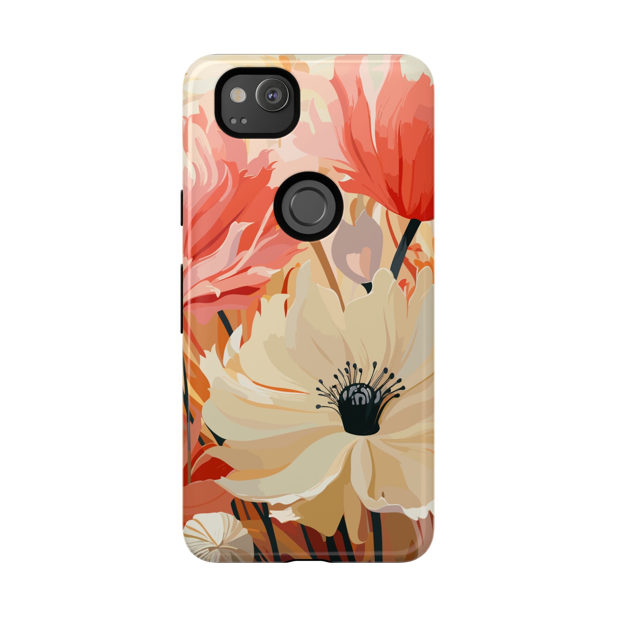 Floral Phone Case, Tough Protective Cover for Floral Lovers, Perfect Gift for Friends, Spring Celebration, Art Lovers Gift