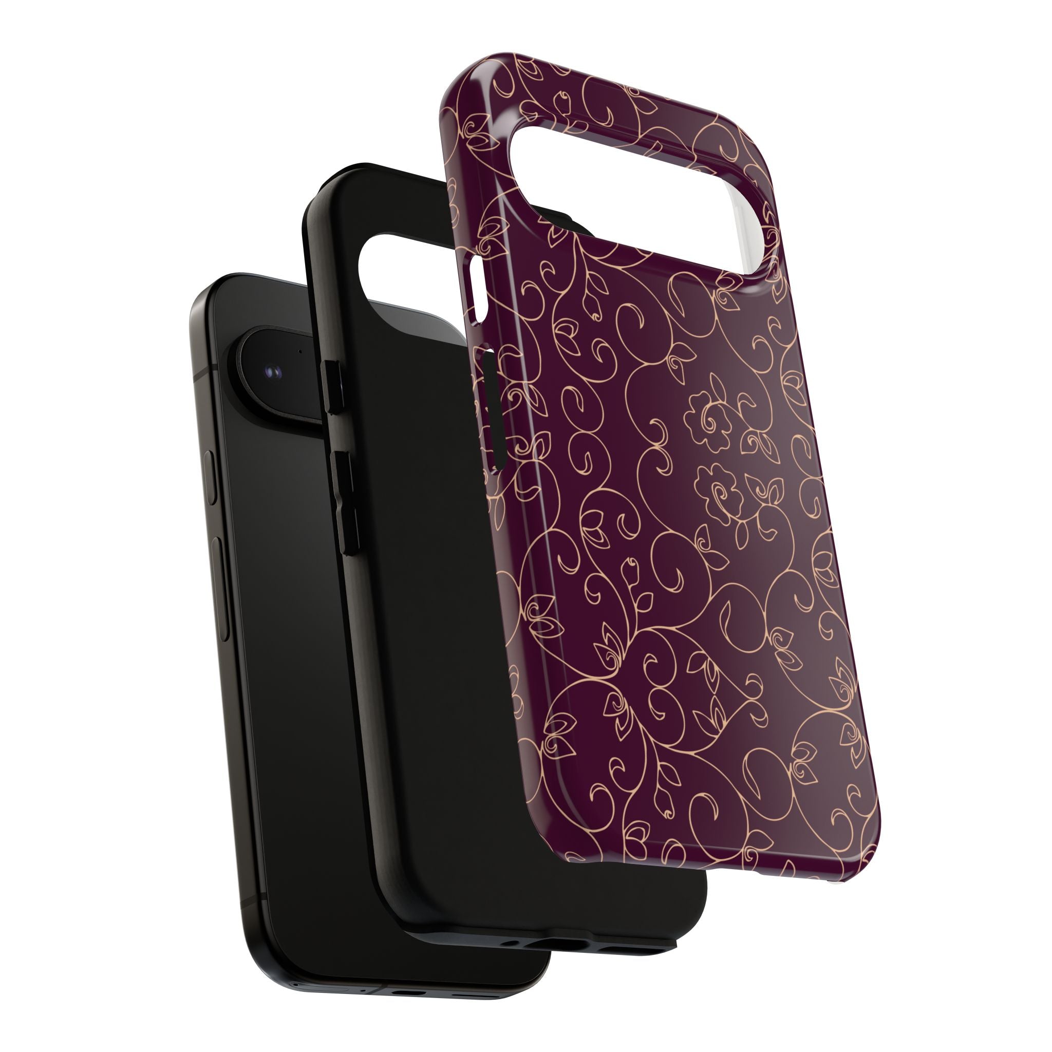 Elegant Floral Phone Case | Durable Mobile Cover, Gift for Her, Floral Design, Stylish Accessory, Phone Protection