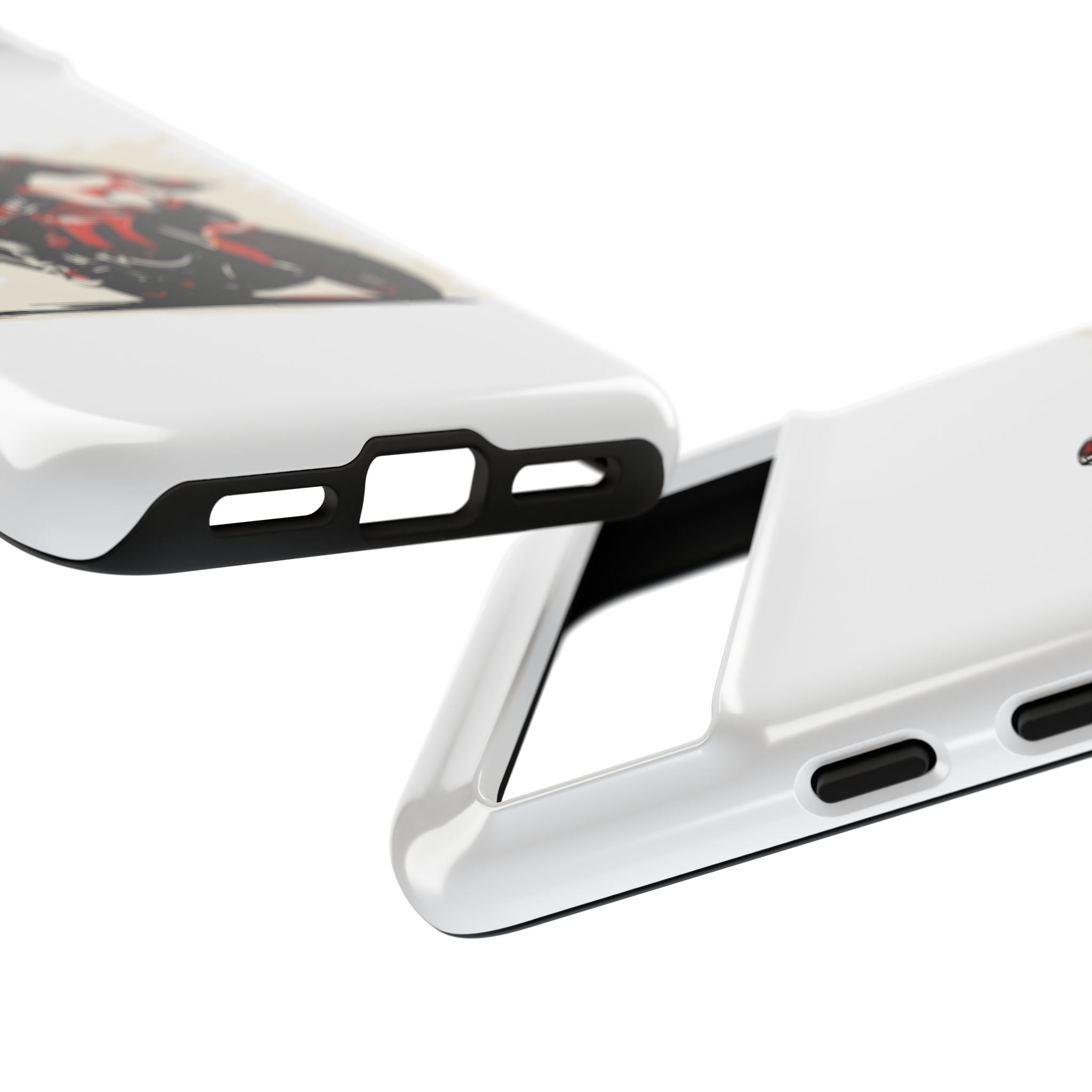 Motorcycle Phone Case, Tough Cases for Riders, Biker Accessory, Gifts for Motorcyclists, Red Bike Design
