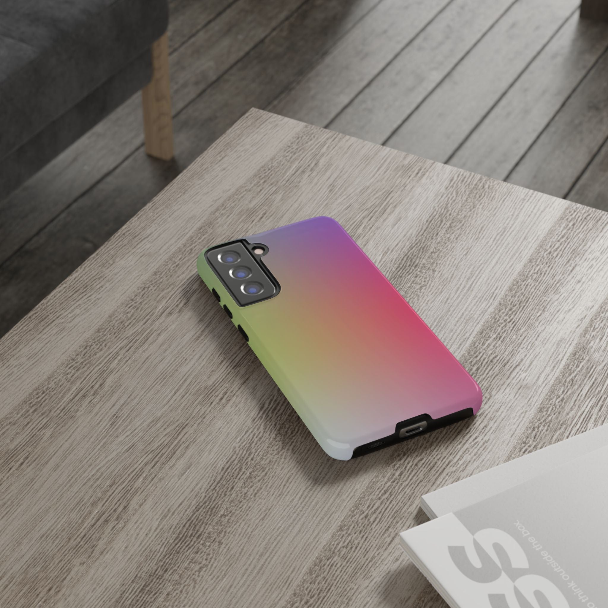 Gradient Phone Case, Tough Cases, Colorful Tech Accessory, Modern Phone Protection, Trendy Gift for Friends, Birthday, Holidays