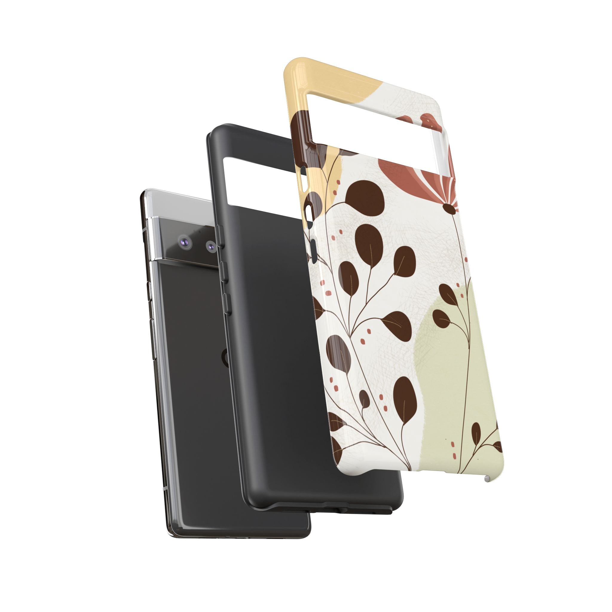 Floral Phone Case - Stylish Tough Cases for Women, Trendy Phone Cover, Gift for Her, Birthday Present, Everyday Use