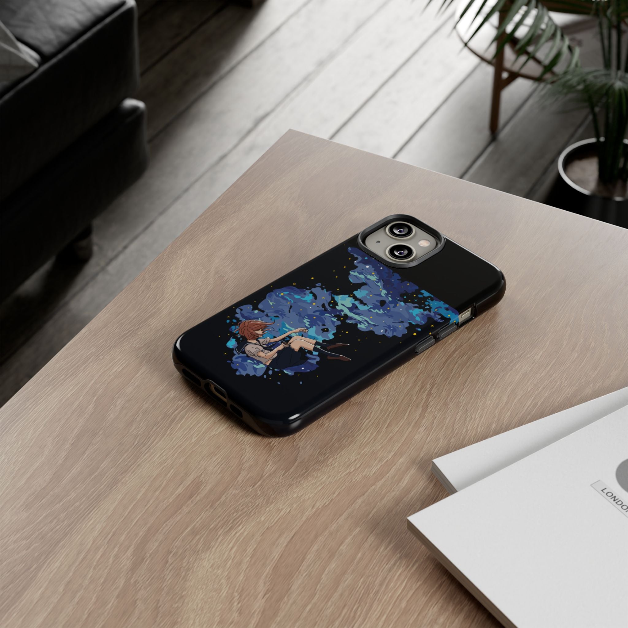 Tough Cases Phone Case - Artistic Galaxy Design, Cute Sleeve for Teens, Gift for Students, Unique Mobile Accessory, Trendy Tech Protection