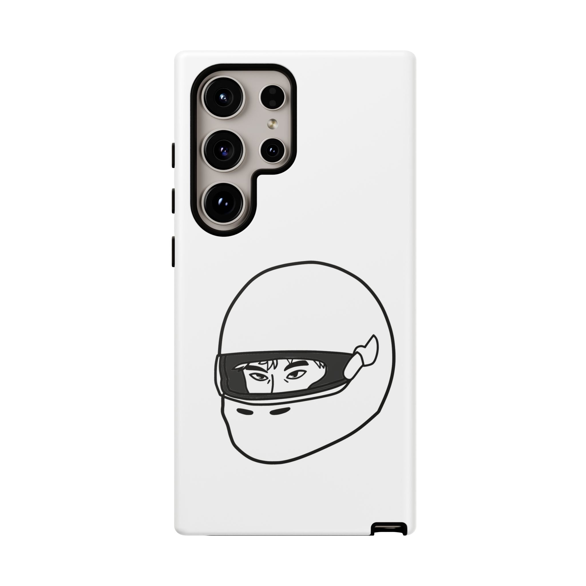Stylish Phone Case with Racing Helmet Design | Tough Cases | Unique Gift, Motorcycle Enthusiast, Race Lover, Custom Accessory, Everyday Use