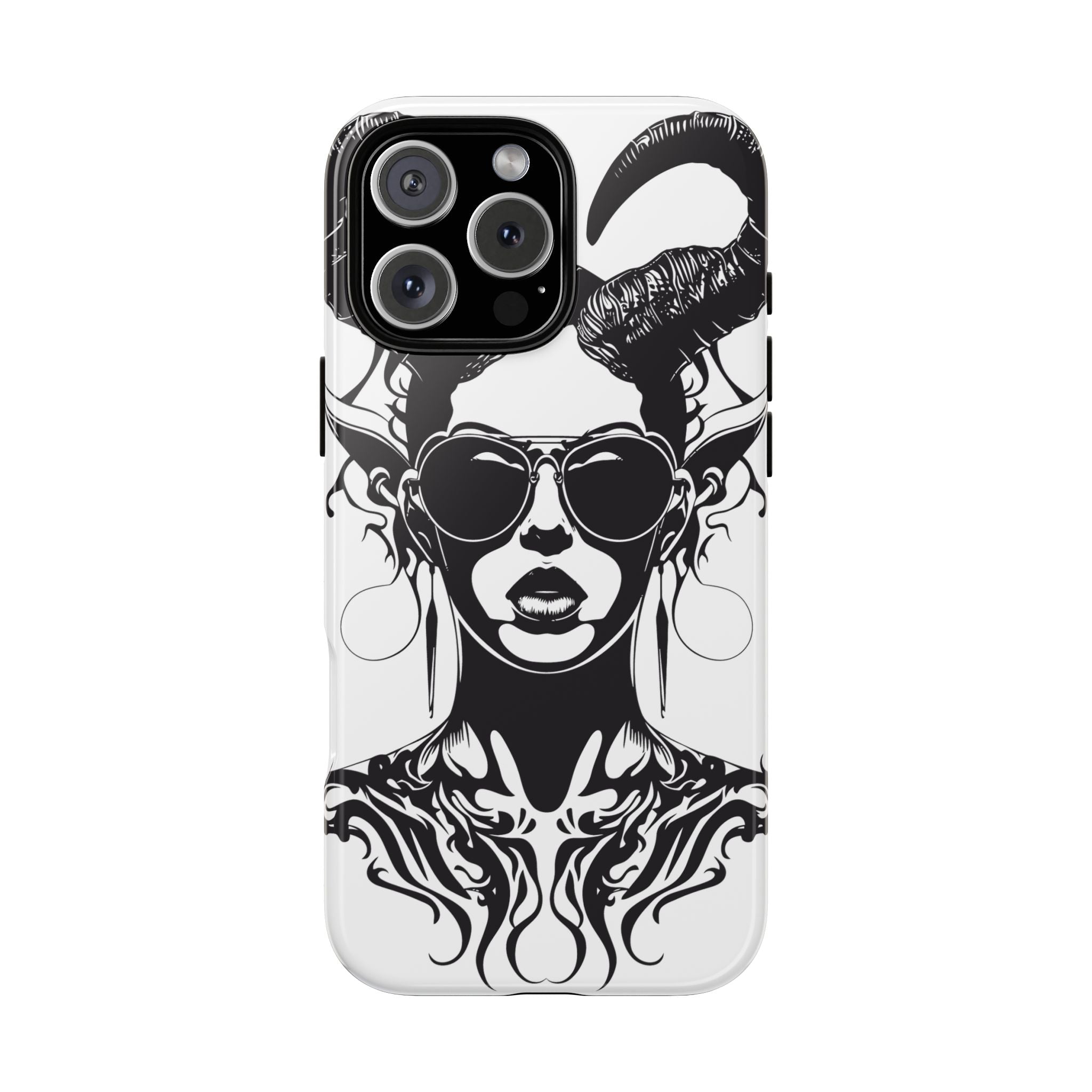 Tough Cases: Stylish Phone Case with Edgy Design, Protective Cover, Gift for Her, Trendy Accessories, Unique Art, Holiday Present