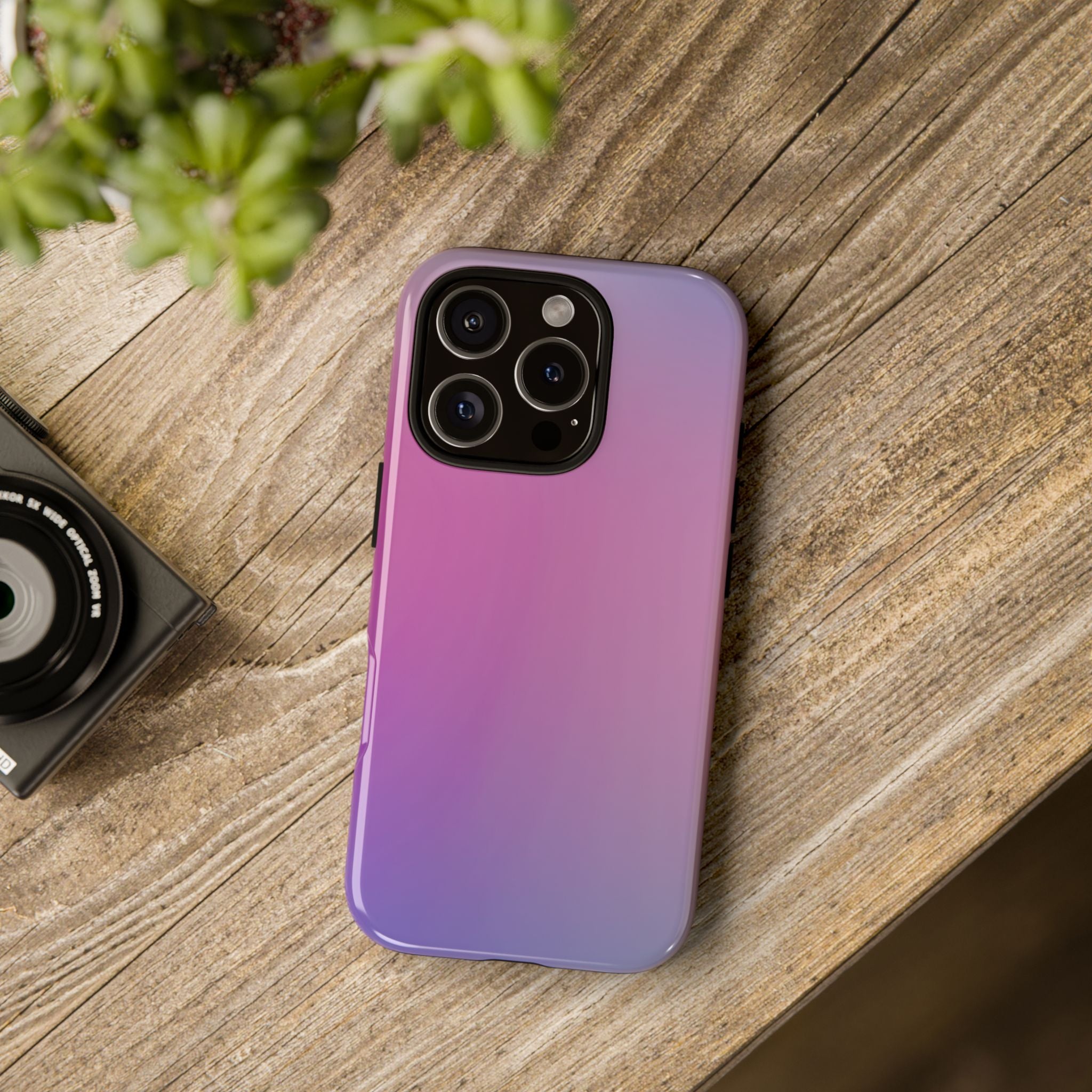 Stylish Phone Case, Tough Phone Cover, Gradient Phone Protector, Customizable Phone Shell, Durable Phone Accessory