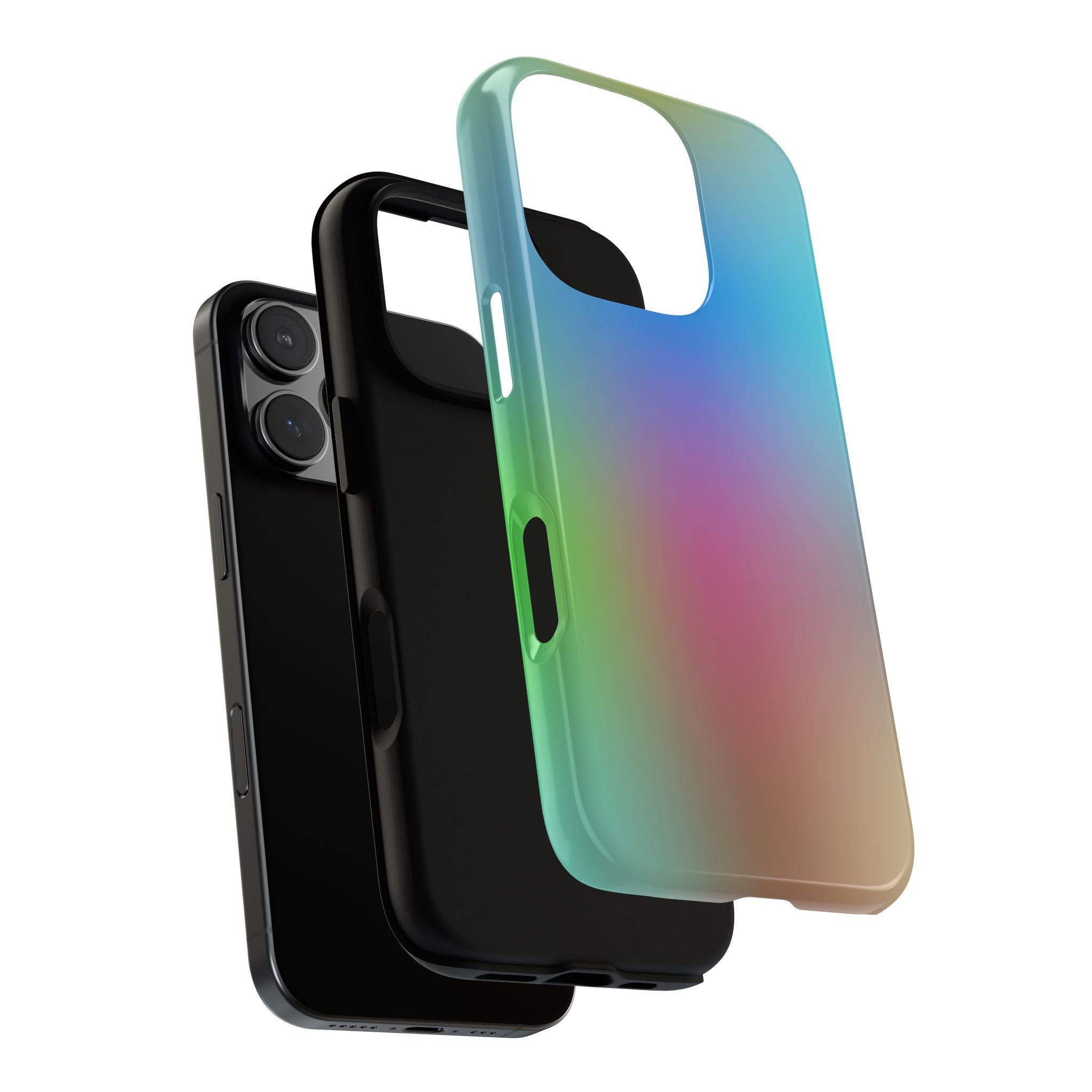 Colorful Mobile Phone Case, Unique Phone Cover, Stylish Phone Protector, Gift for Tech Lovers, Trendy Accessory