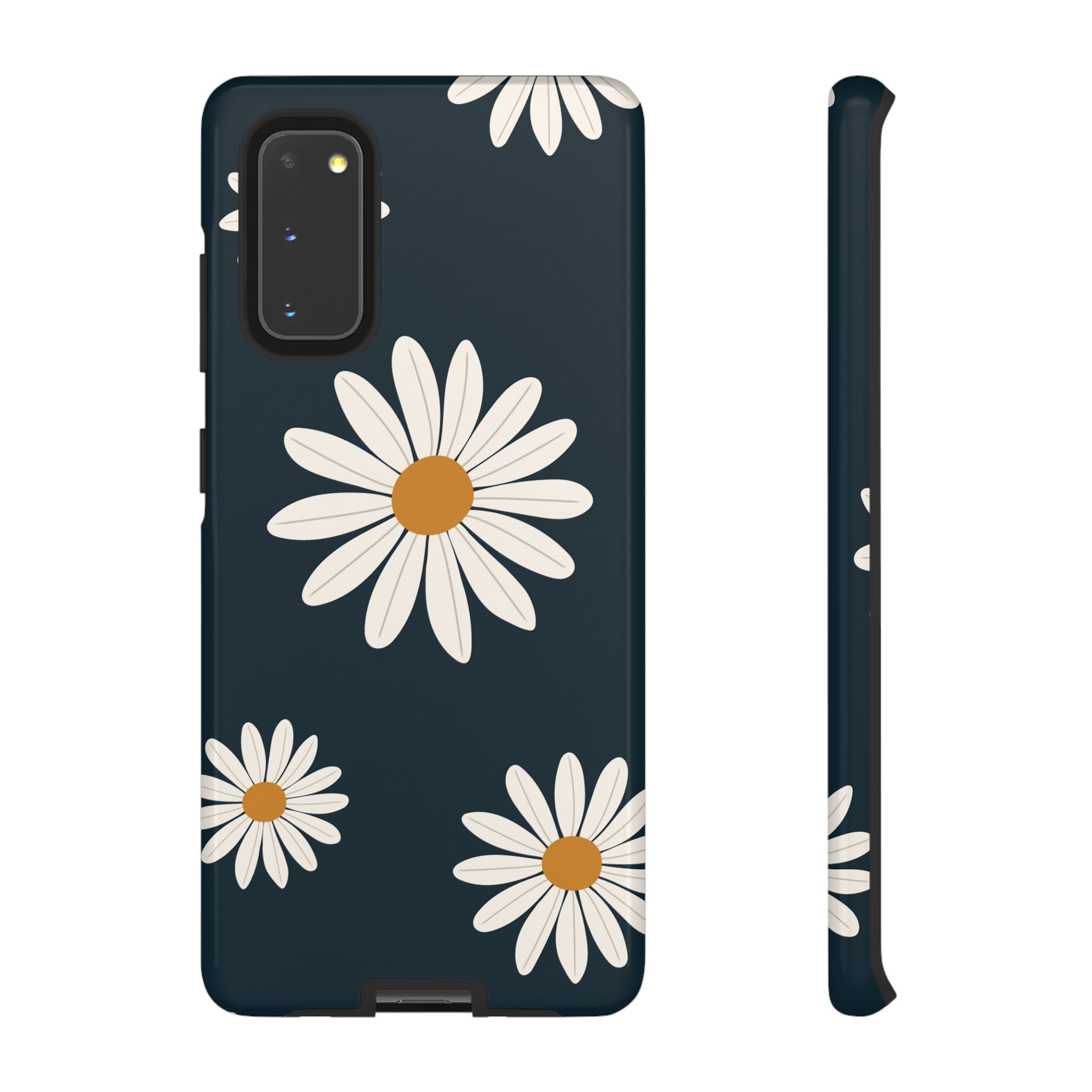Daisy Phone Case, Floral Phone Cover, Tough Phone Case, Gift for Flower Lovers, Smartphone Accessory, Spring Design