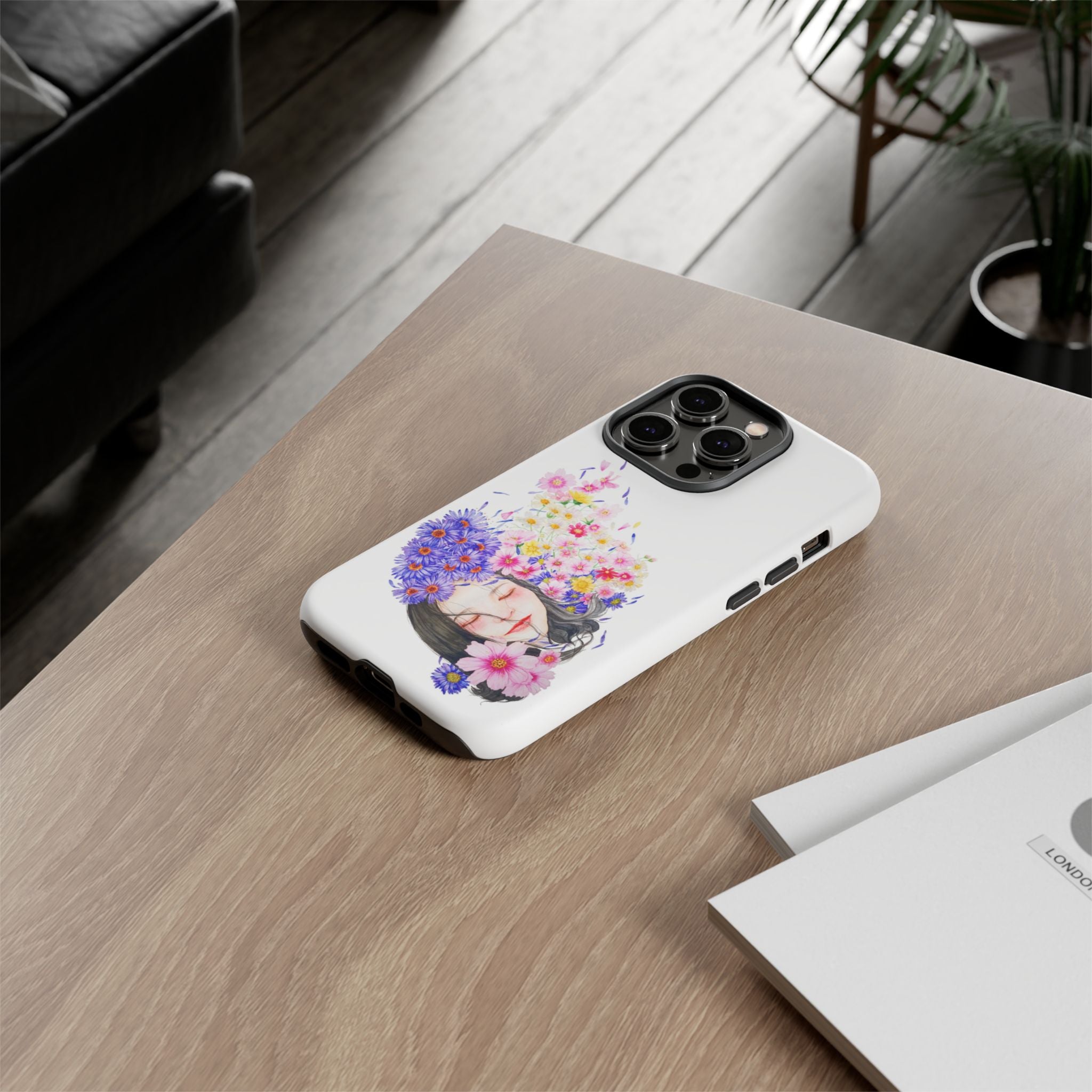 Floral Phone Case | Tough Cases | Cute Floral Design, Gift for Her, Spring Accessory, Mother's Day Gift, Stylish Protection