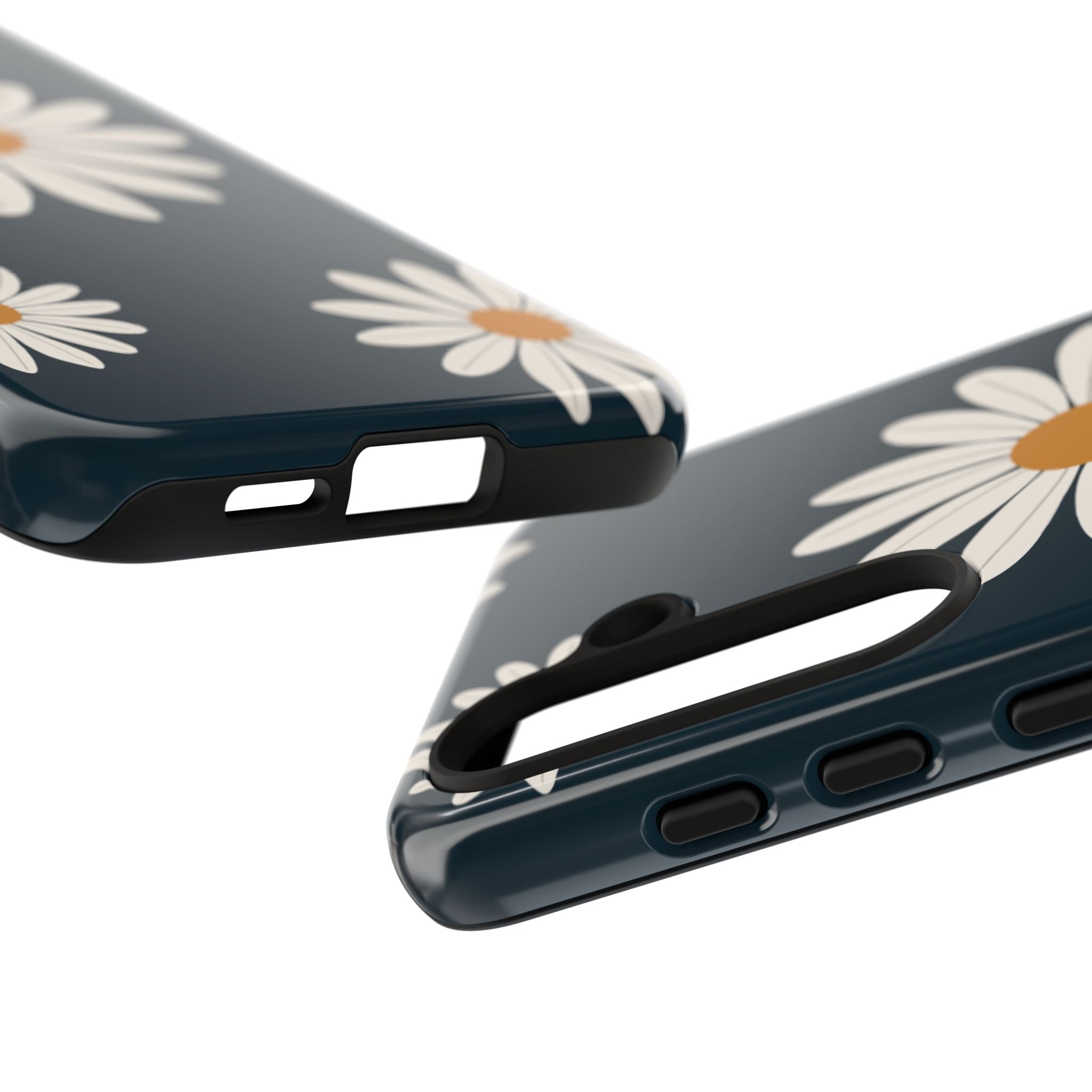 Daisy Phone Case, Floral Phone Cover, Tough Phone Case, Gift for Flower Lovers, Smartphone Accessory, Spring Design
