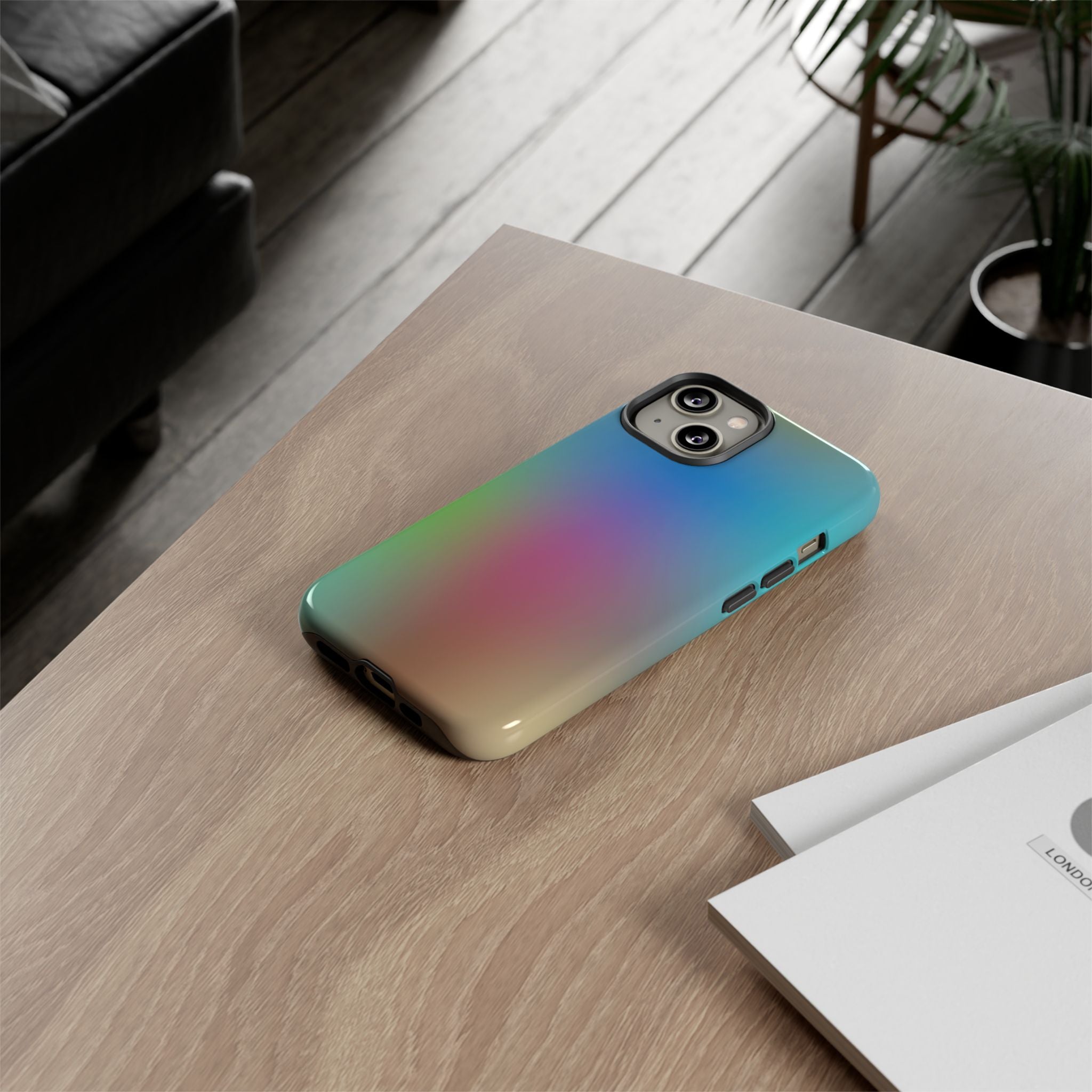 Colorful Mobile Phone Case, Unique Phone Cover, Stylish Phone Protector, Gift for Tech Lovers, Trendy Accessory