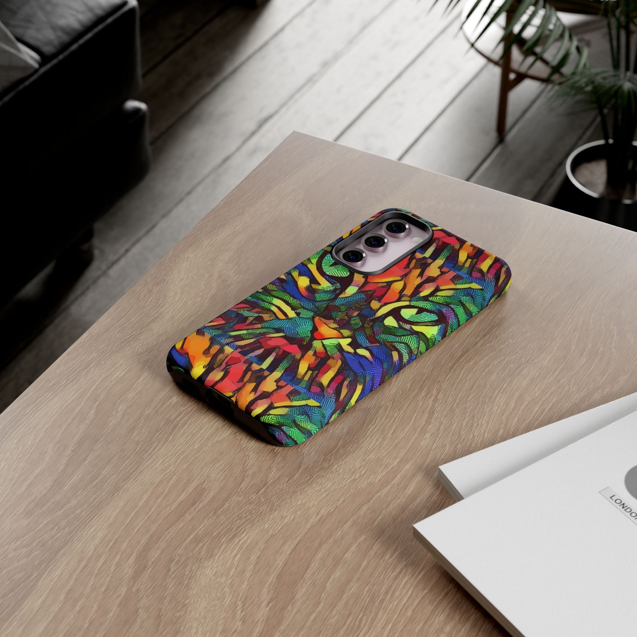 Colorful Phone Cases for Vibrant Style - Tough Cases, Unique Gifts, Animal Print, Artistic Design, Phone Accessories, Eco-Friendly