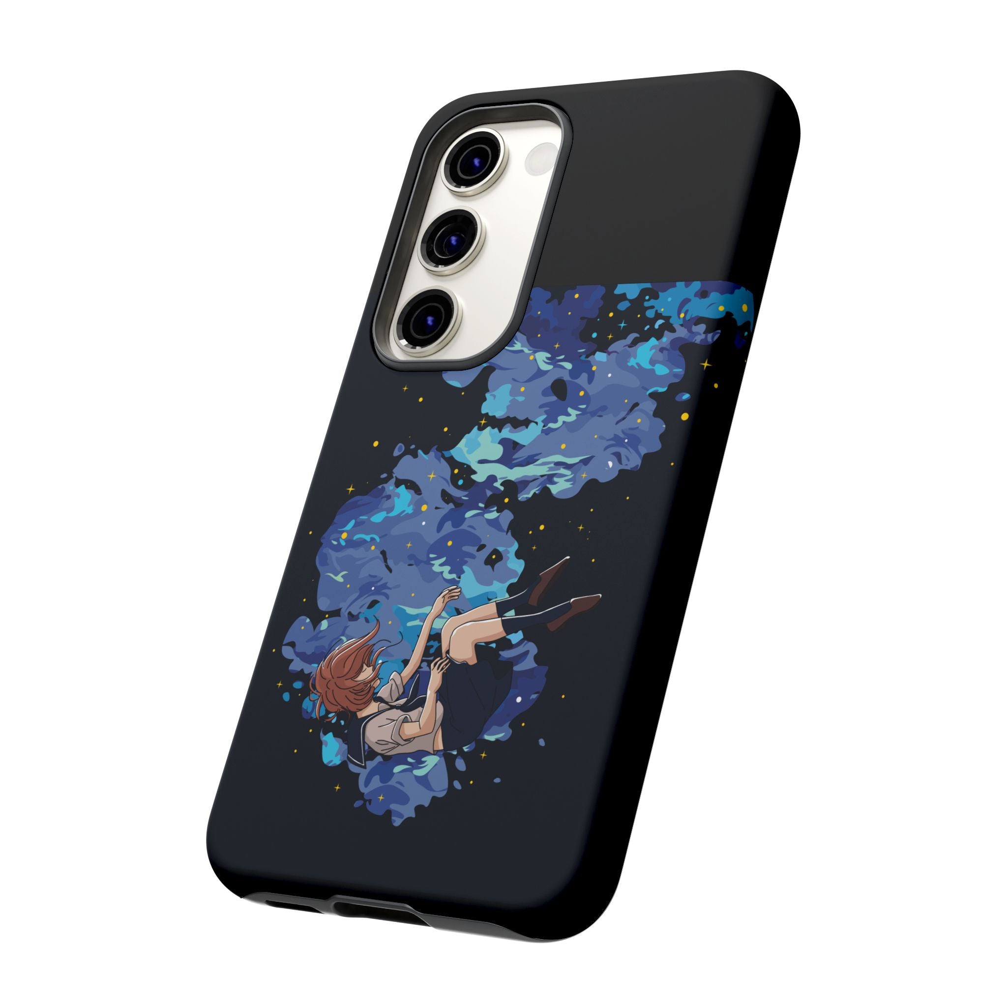 Tough Cases Phone Case - Artistic Galaxy Design, Cute Sleeve for Teens, Gift for Students, Unique Mobile Accessory, Trendy Tech Protection