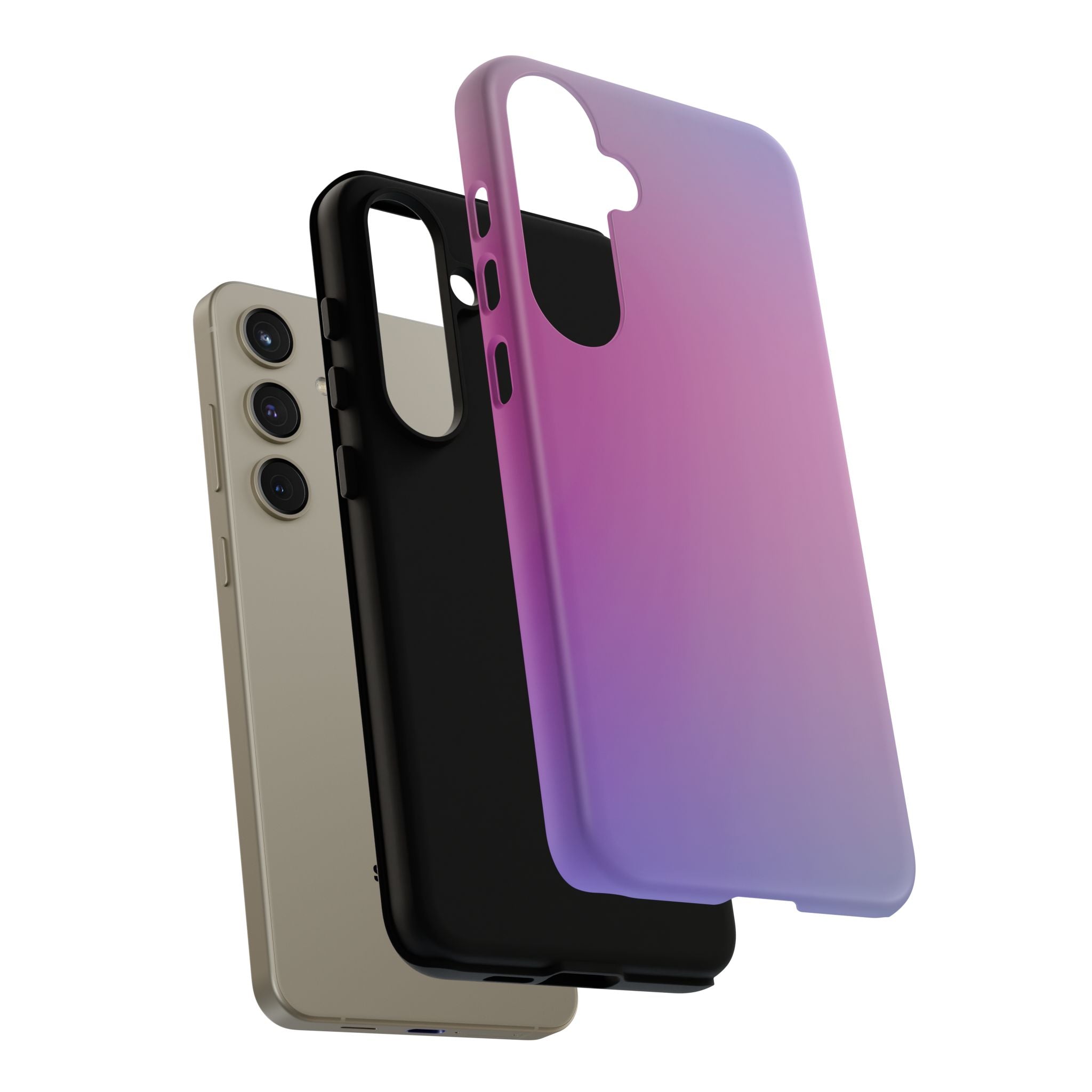 Stylish Phone Case, Tough Phone Cover, Gradient Phone Protector, Customizable Phone Shell, Durable Phone Accessory