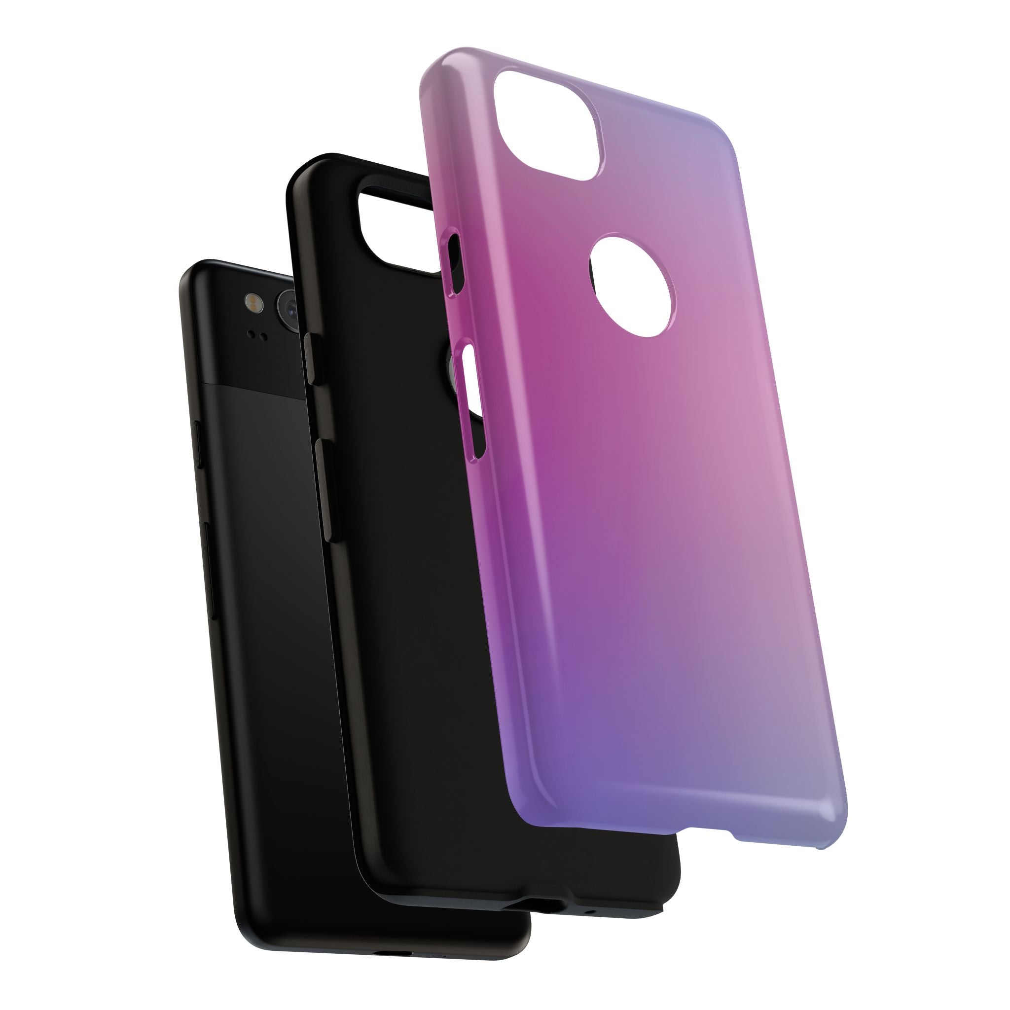 Stylish Phone Case, Tough Phone Cover, Gradient Phone Protector, Customizable Phone Shell, Durable Phone Accessory