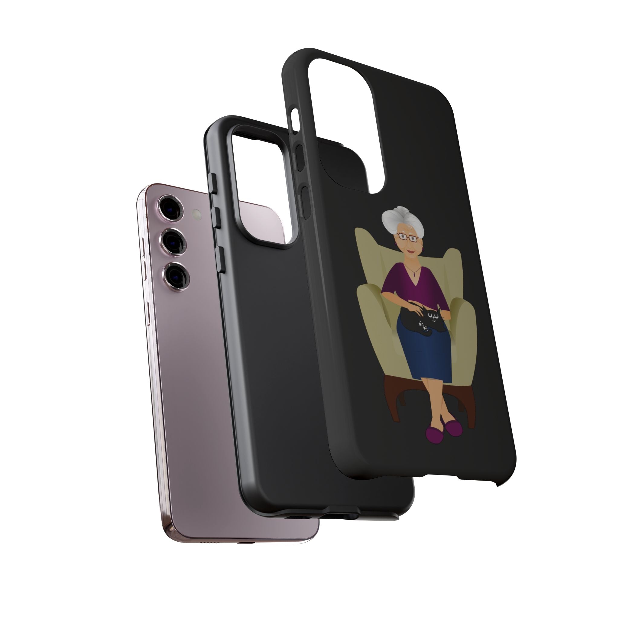 Grandma Phone Case, Tough Phone Cover for Grandparents, Durable Case for Seniors, Unique Gift for Grandmother, Personalized Tech Accessory