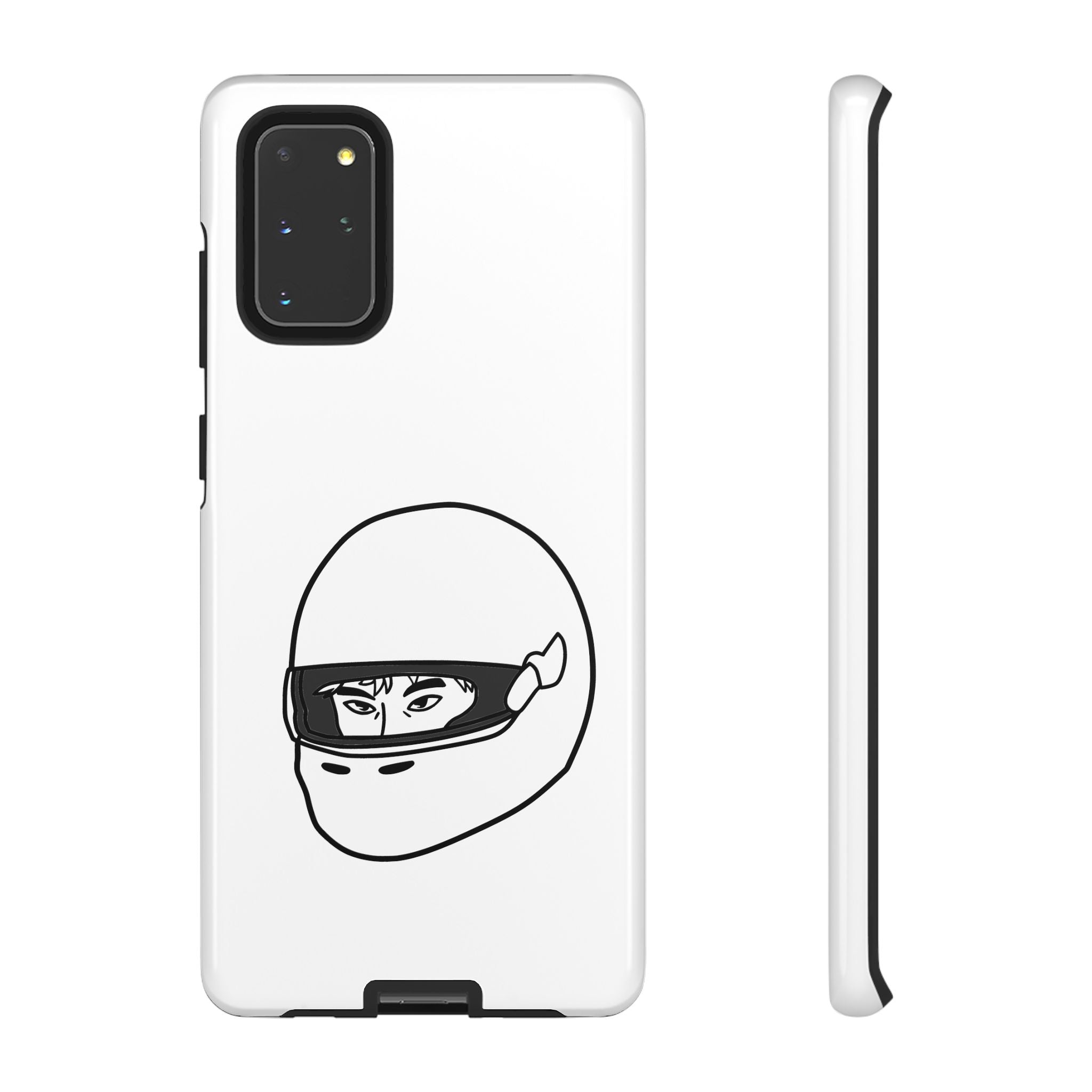 Stylish Phone Case with Racing Helmet Design | Tough Cases | Unique Gift, Motorcycle Enthusiast, Race Lover, Custom Accessory, Everyday Use
