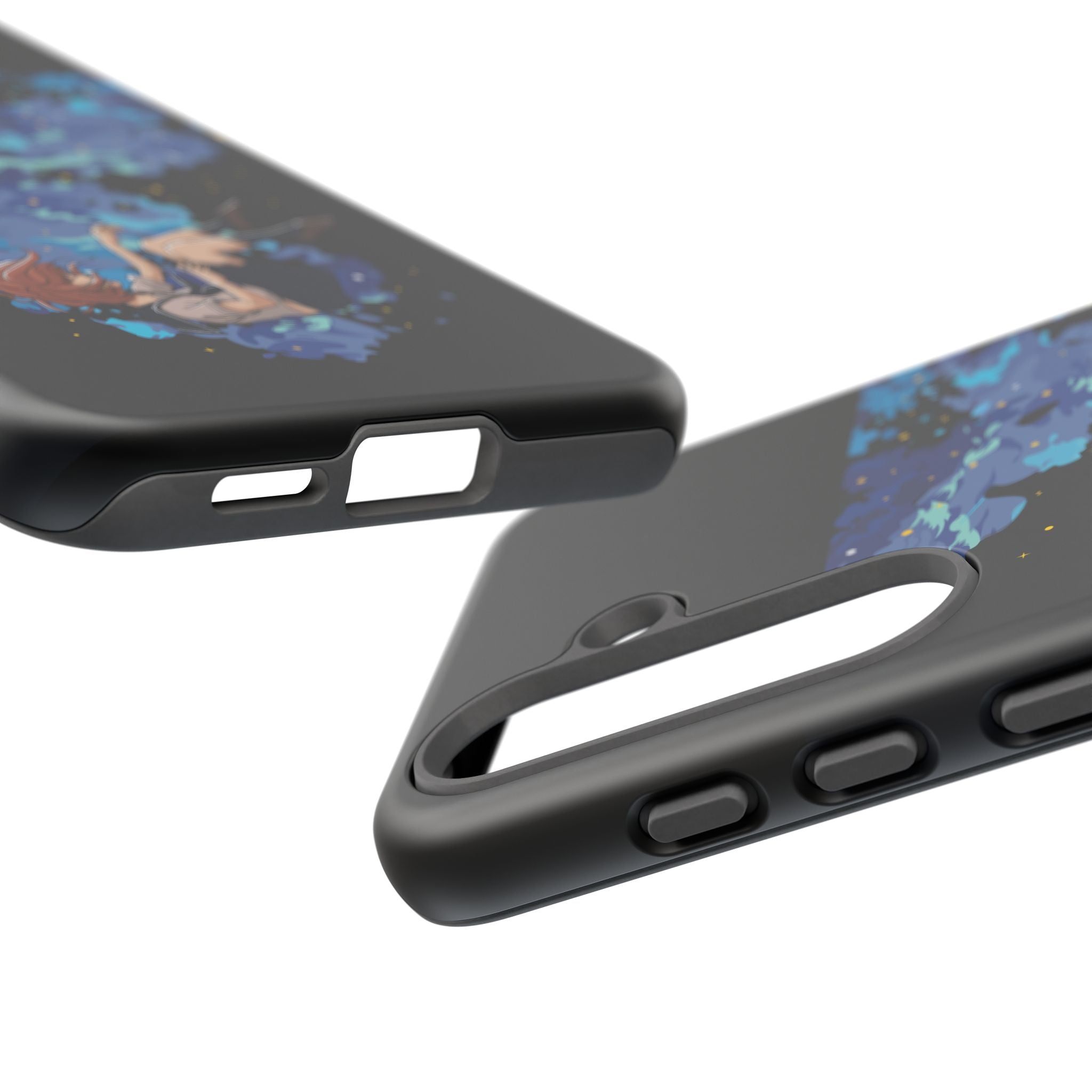 Tough Cases Phone Case - Artistic Galaxy Design, Cute Sleeve for Teens, Gift for Students, Unique Mobile Accessory, Trendy Tech Protection