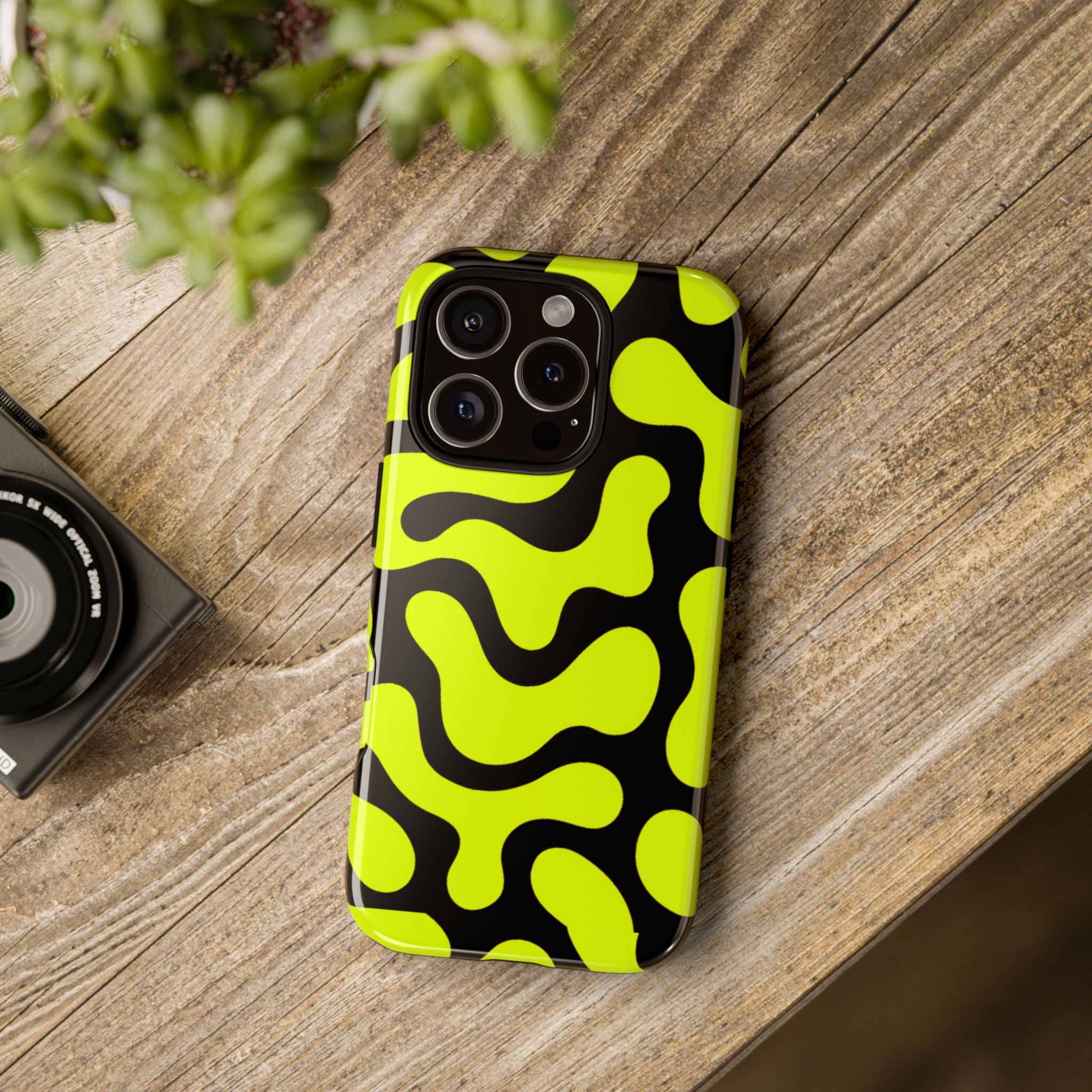 Bold Pattern Phone Case, Stylish Protective Cover, Unique Gift for Tech Lovers, Trendy Mobile Accessory, Rejuvenate Your Style