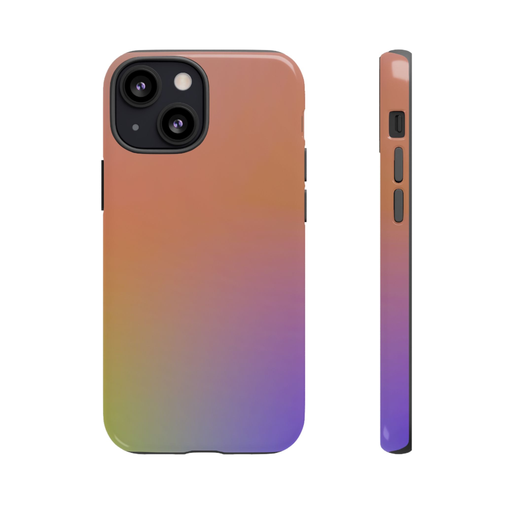 Colorful Gradient Phone Case, Tough Cases for iPhone, Customizable Phone Cover, Trendy Tech Accessory, Gift for Tech Lovers