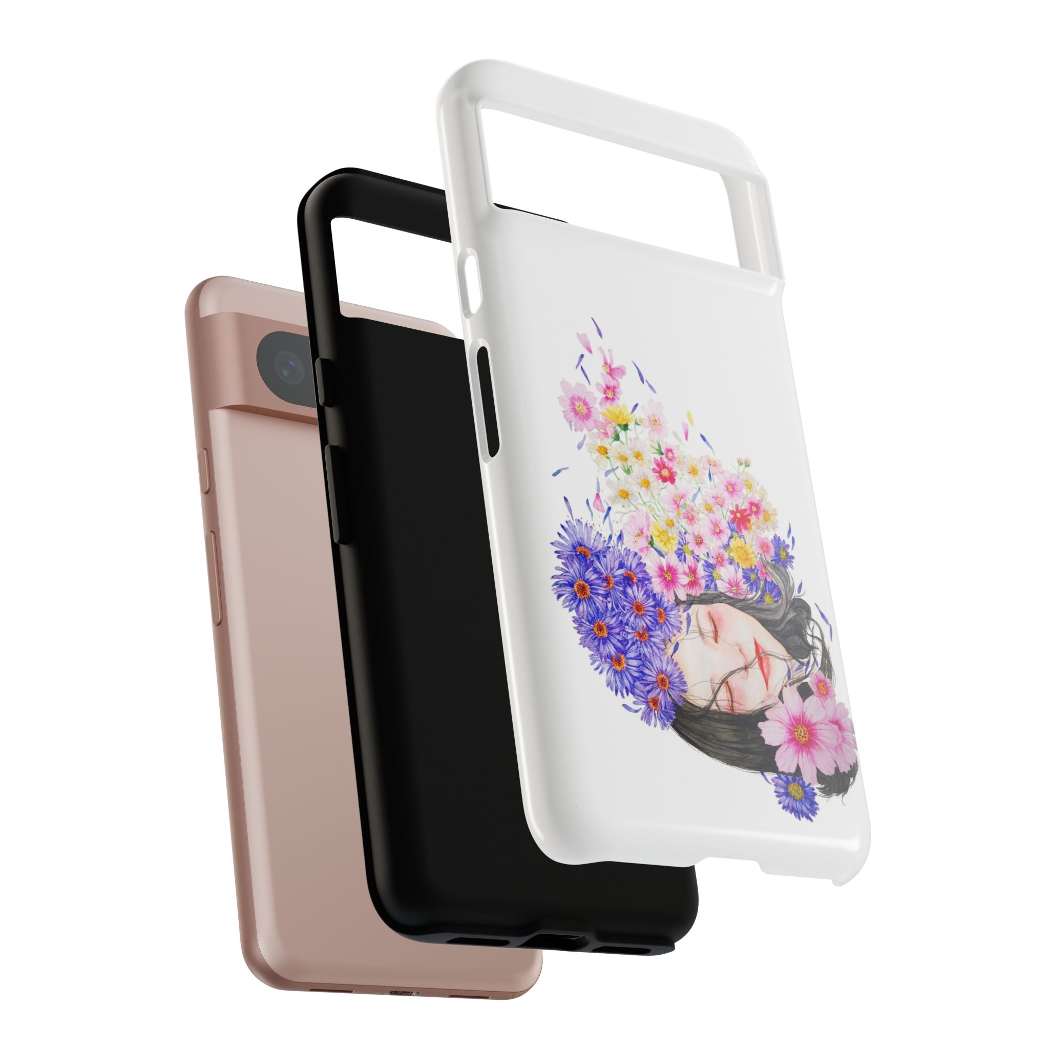 Floral Phone Case | Tough Cases | Cute Floral Design, Gift for Her, Spring Accessory, Mother's Day Gift, Stylish Protection