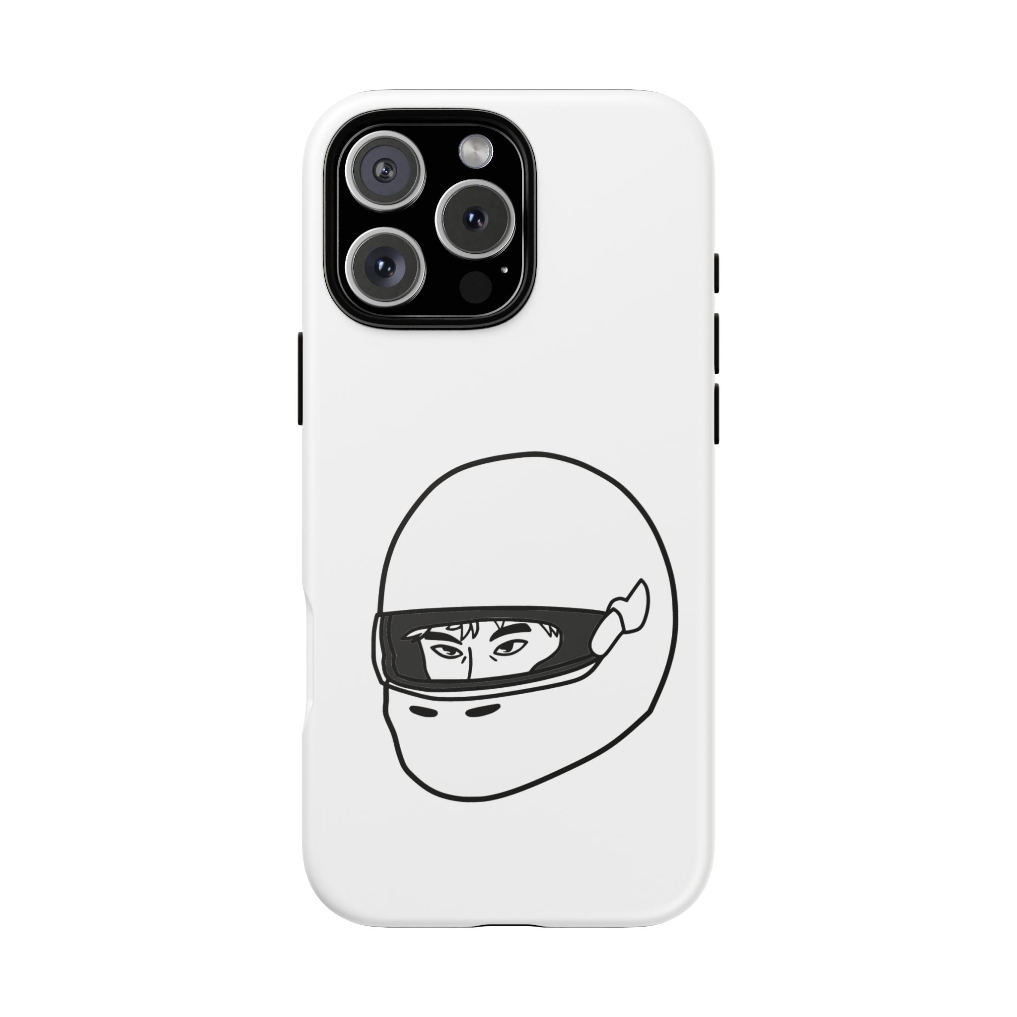Stylish Phone Case with Racing Helmet Design | Tough Cases | Unique Gift, Motorcycle Enthusiast, Race Lover, Custom Accessory, Everyday Use