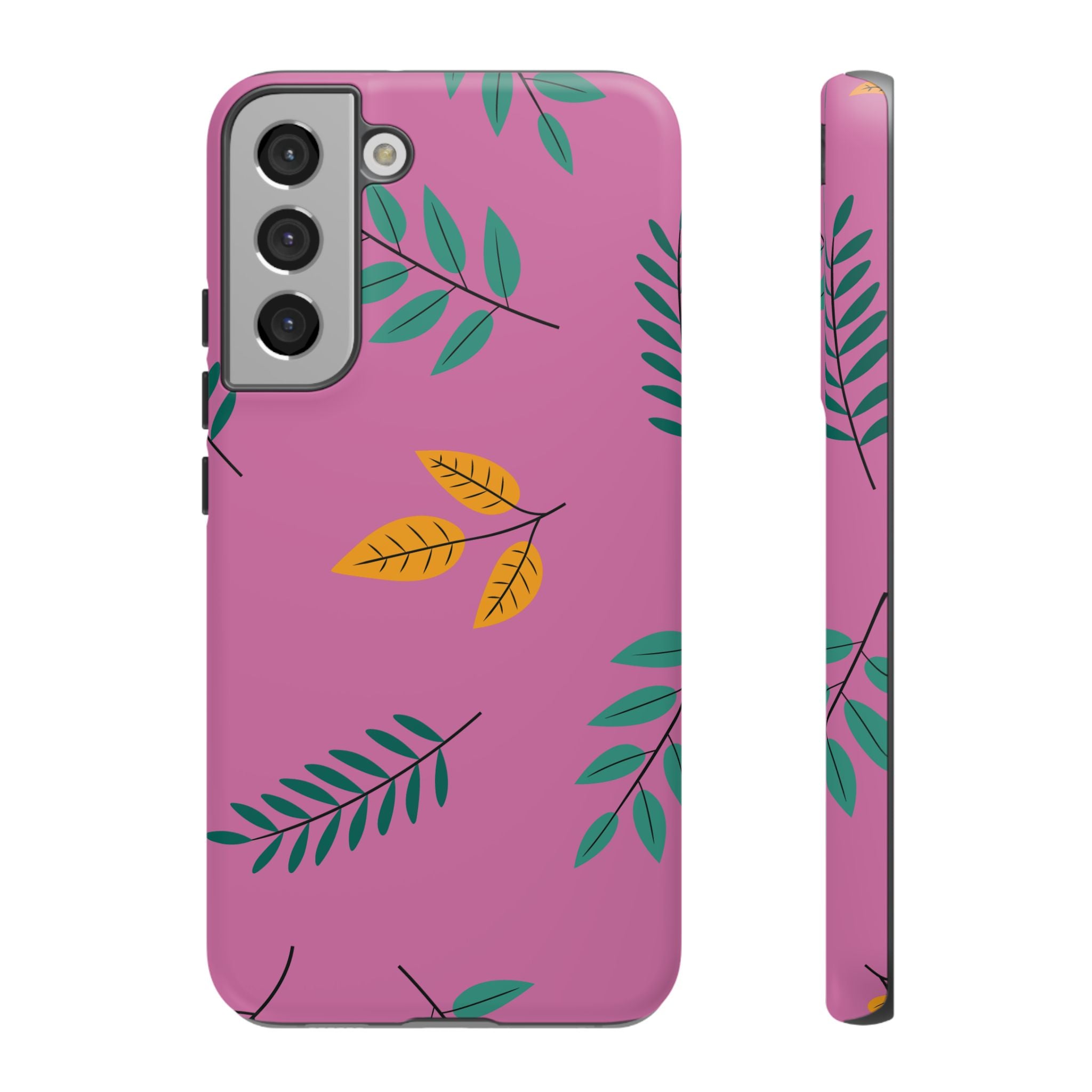 Feminine Floral Phone Case, Tough Cases for iPhone, Nature-Themed Tech Accessory, Cute Gift for Her, Botanical Design, Spring Decor