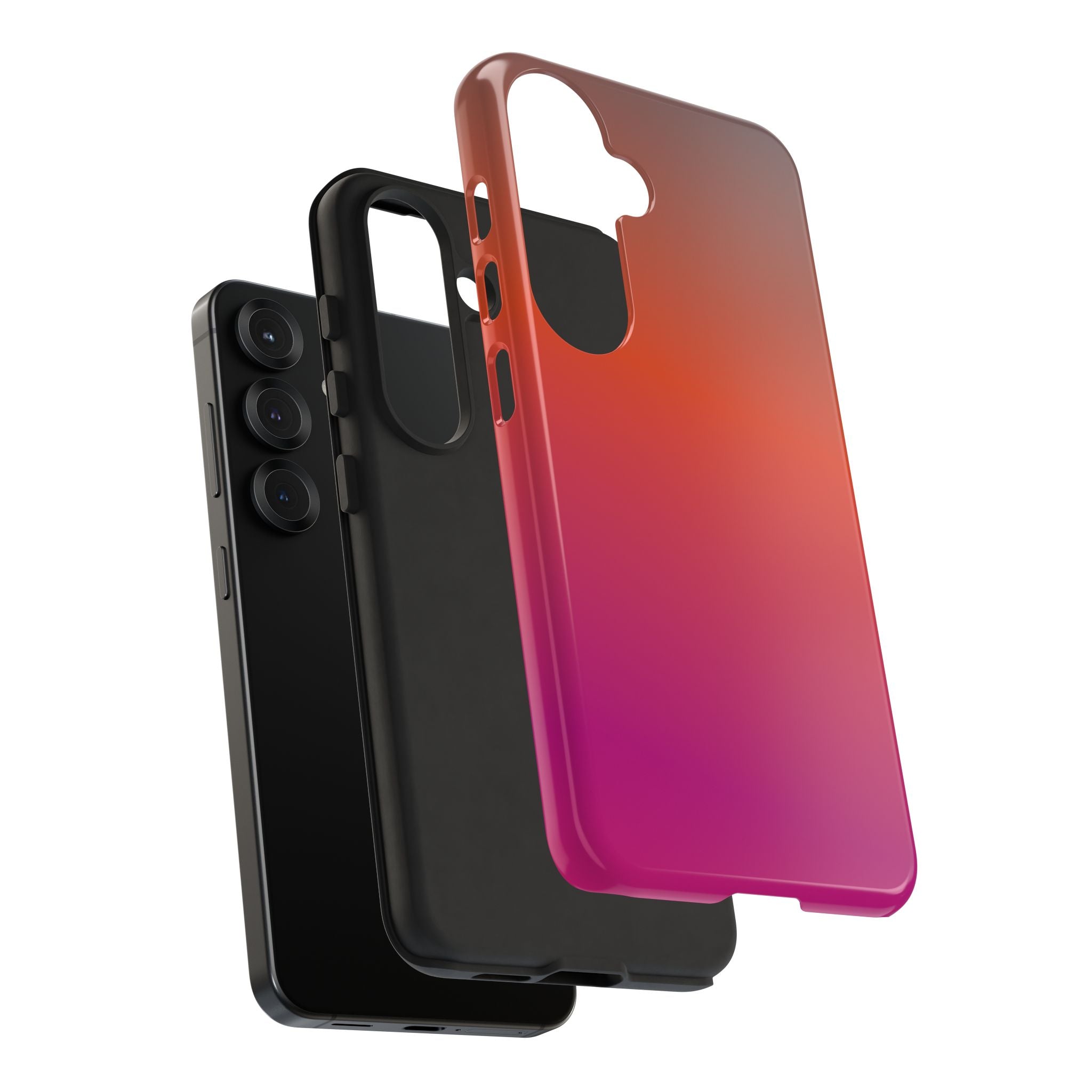 Gradient Phone Case, Custom Tough Case, Durable Phone Accessory, Vibrant Design, Gift for Tech Lovers, Birthday and Holiday Present