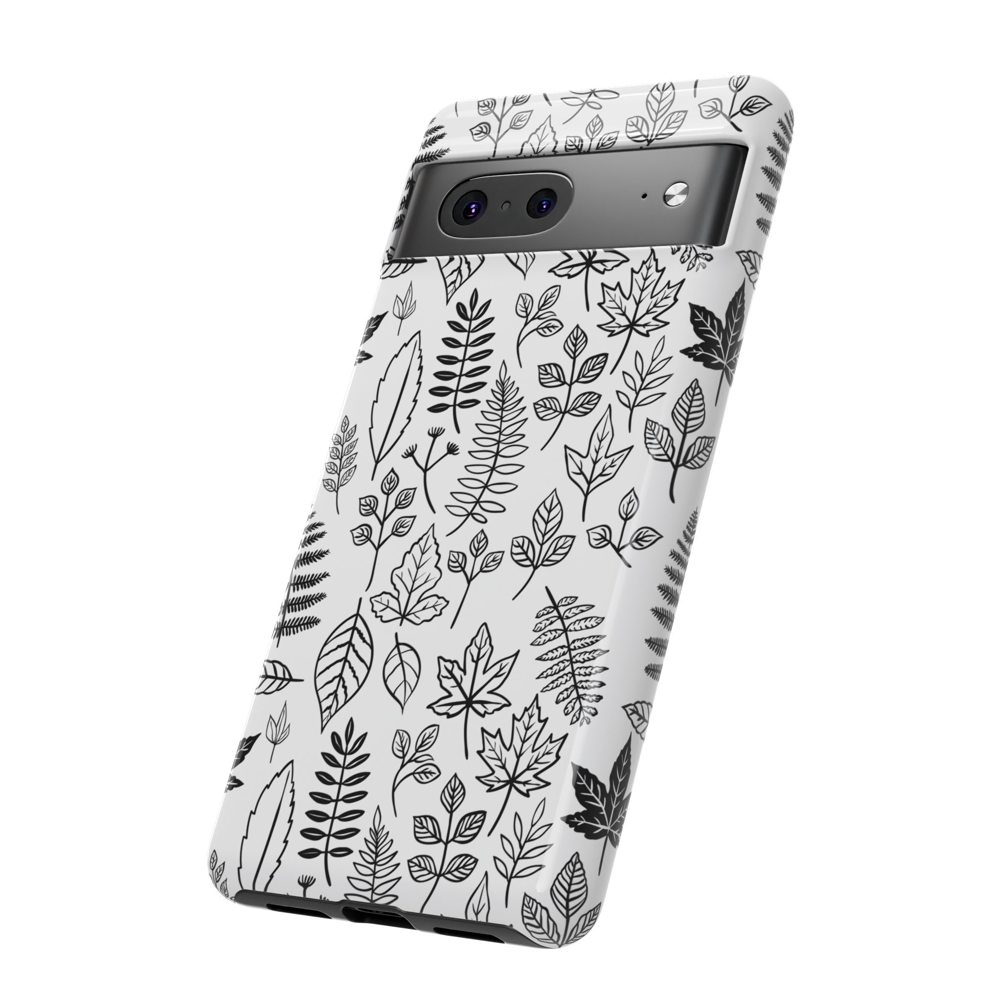 Stylish Phone Case for Nature Lovers, Botanical Design, Gift for Her, Fall Accessories, Customizable Tech Gear