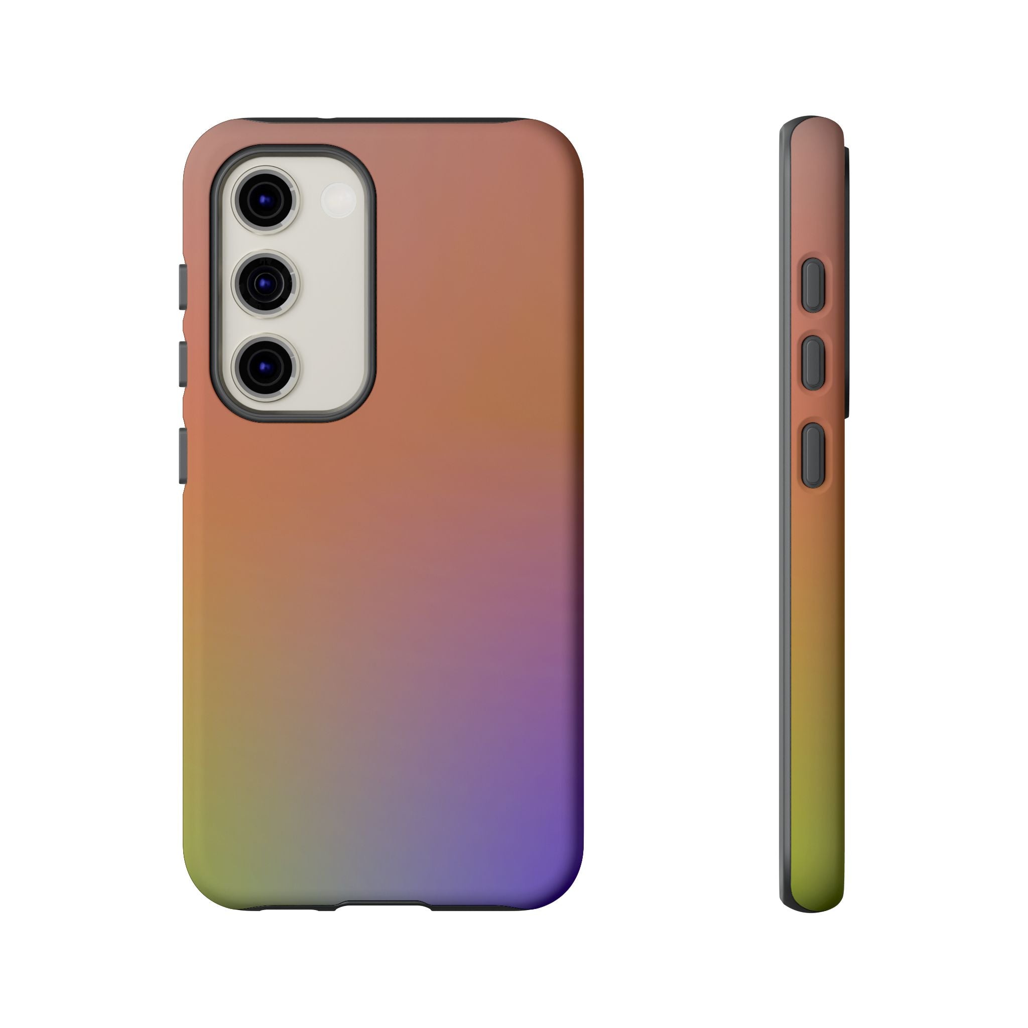 Colorful Gradient Phone Case, Tough Cases for iPhone, Customizable Phone Cover, Trendy Tech Accessory, Gift for Tech Lovers