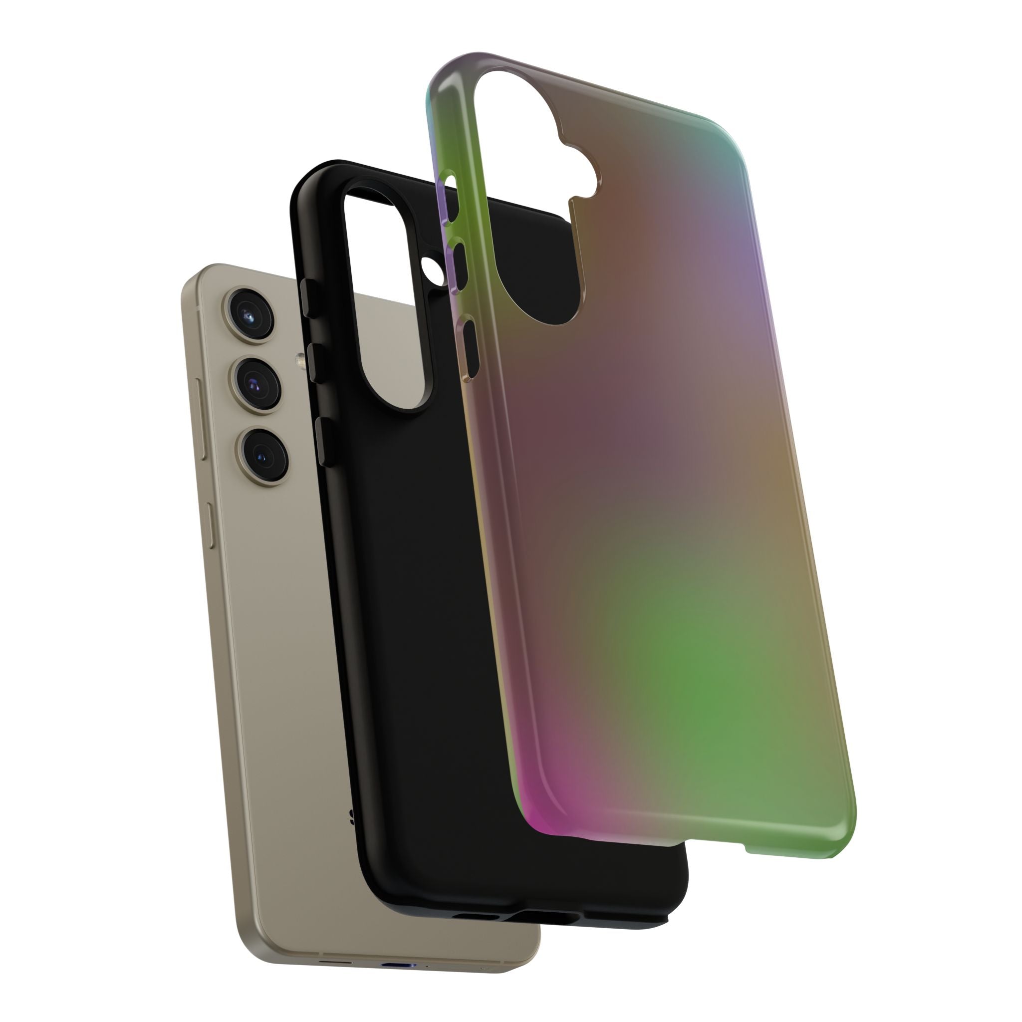 Colorful Gradient Phone Case, Tough Cases for Protection, Stylish Mobile Cover, Unique Gift, Modern Tech Accessory