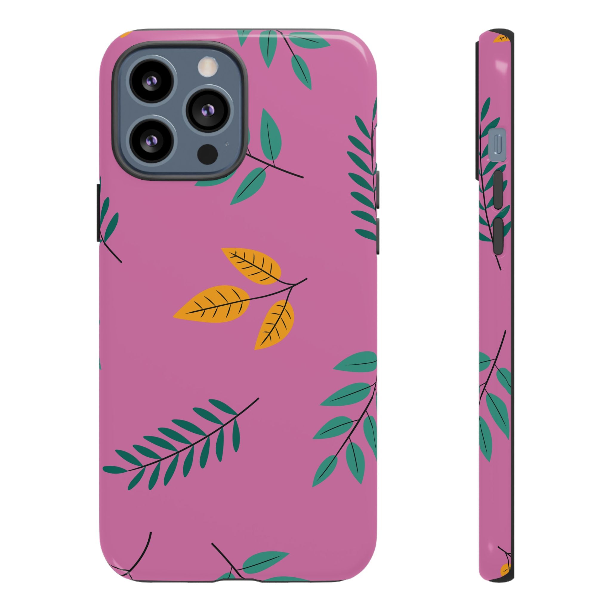 Feminine Floral Phone Case, Tough Cases for iPhone, Nature-Themed Tech Accessory, Cute Gift for Her, Botanical Design, Spring Decor