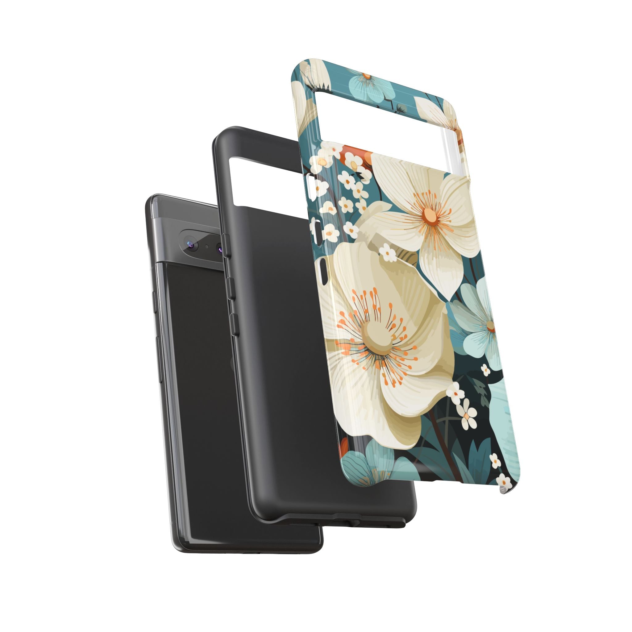 Floral Phone Case, Stylish Tough Cases with Botanical Design, Flower Print Phone Cover, Gifts for Nature Lovers, Eco-Friendly Mobile Cover