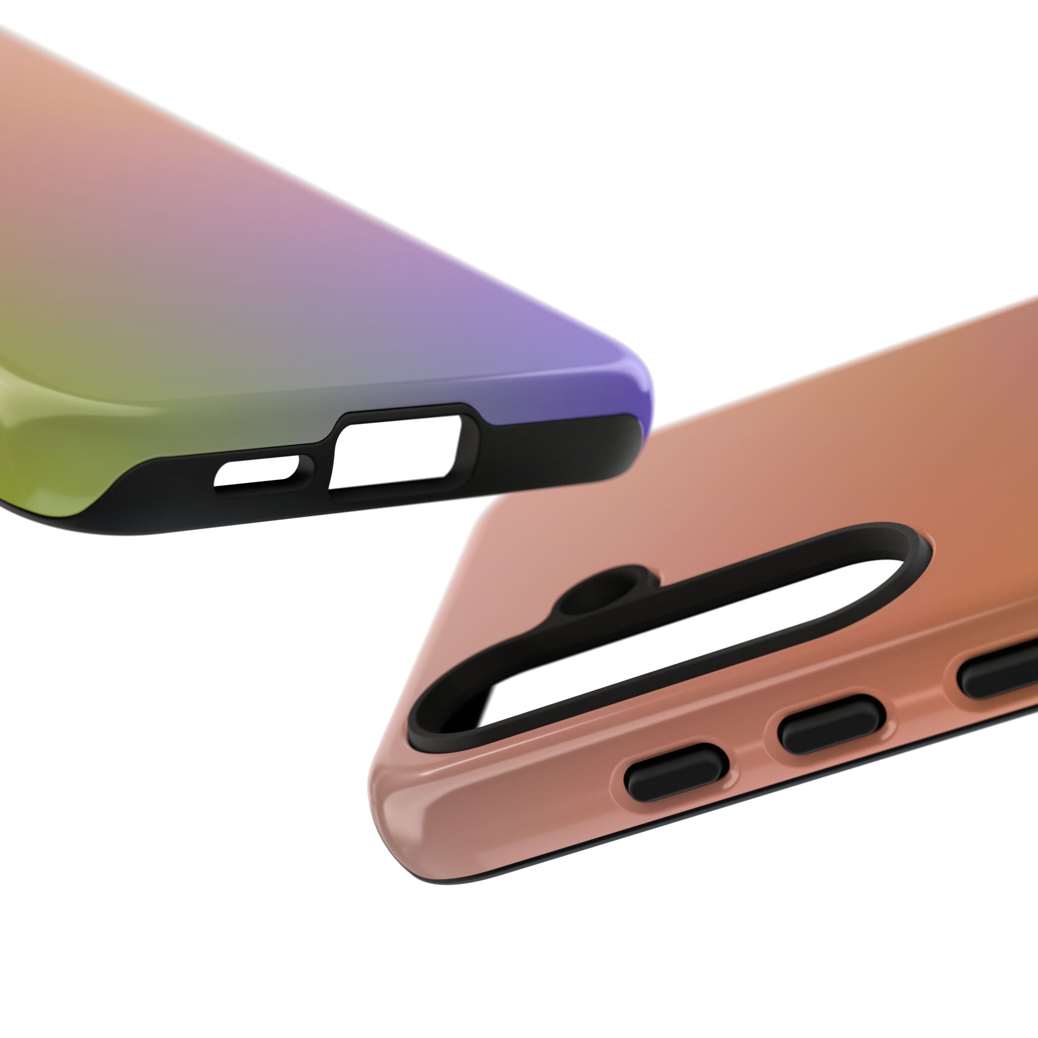 Colorful Gradient Phone Case, Tough Cases for iPhone, Customizable Phone Cover, Trendy Tech Accessory, Gift for Tech Lovers