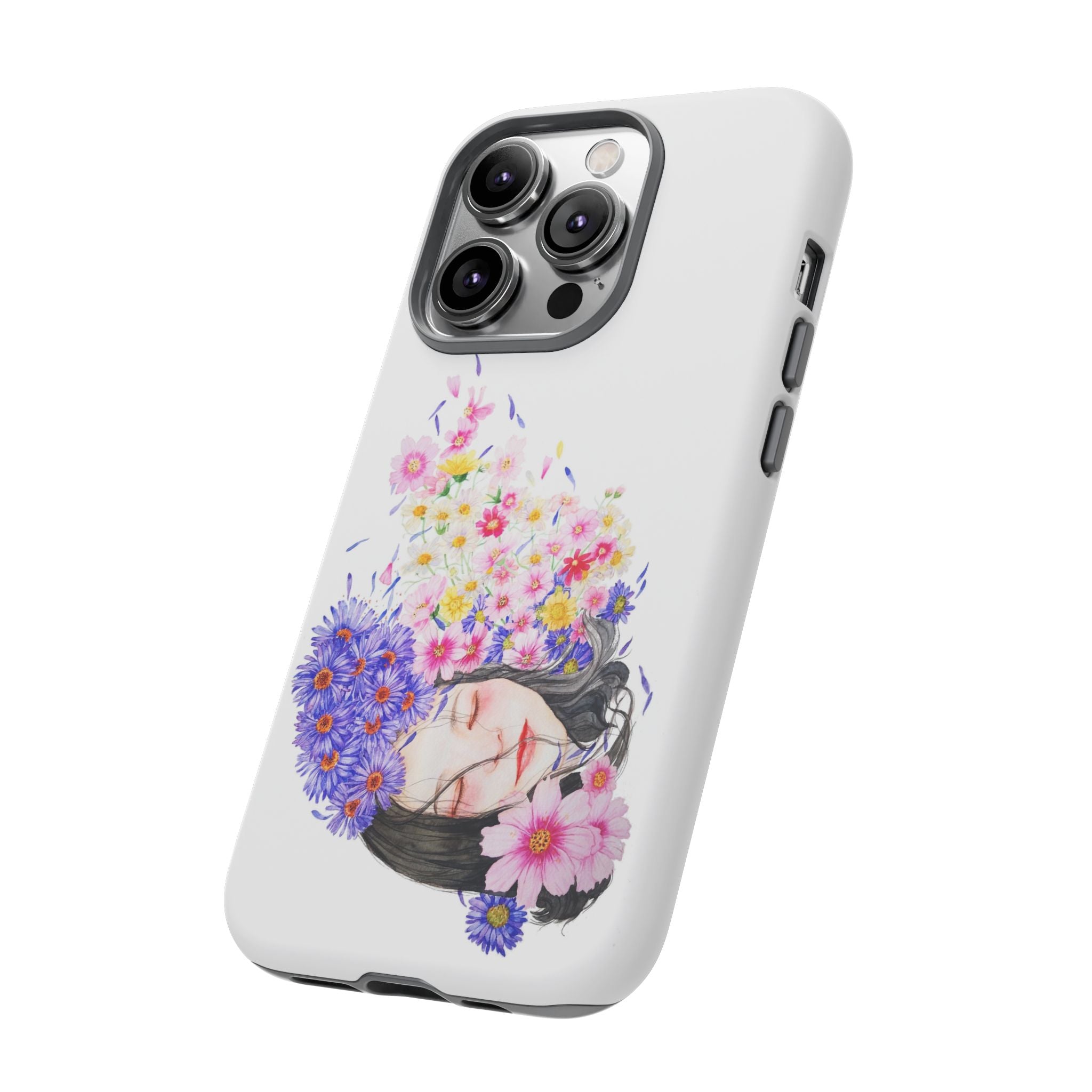 Floral Phone Case | Tough Cases | Cute Floral Design, Gift for Her, Spring Accessory, Mother's Day Gift, Stylish Protection