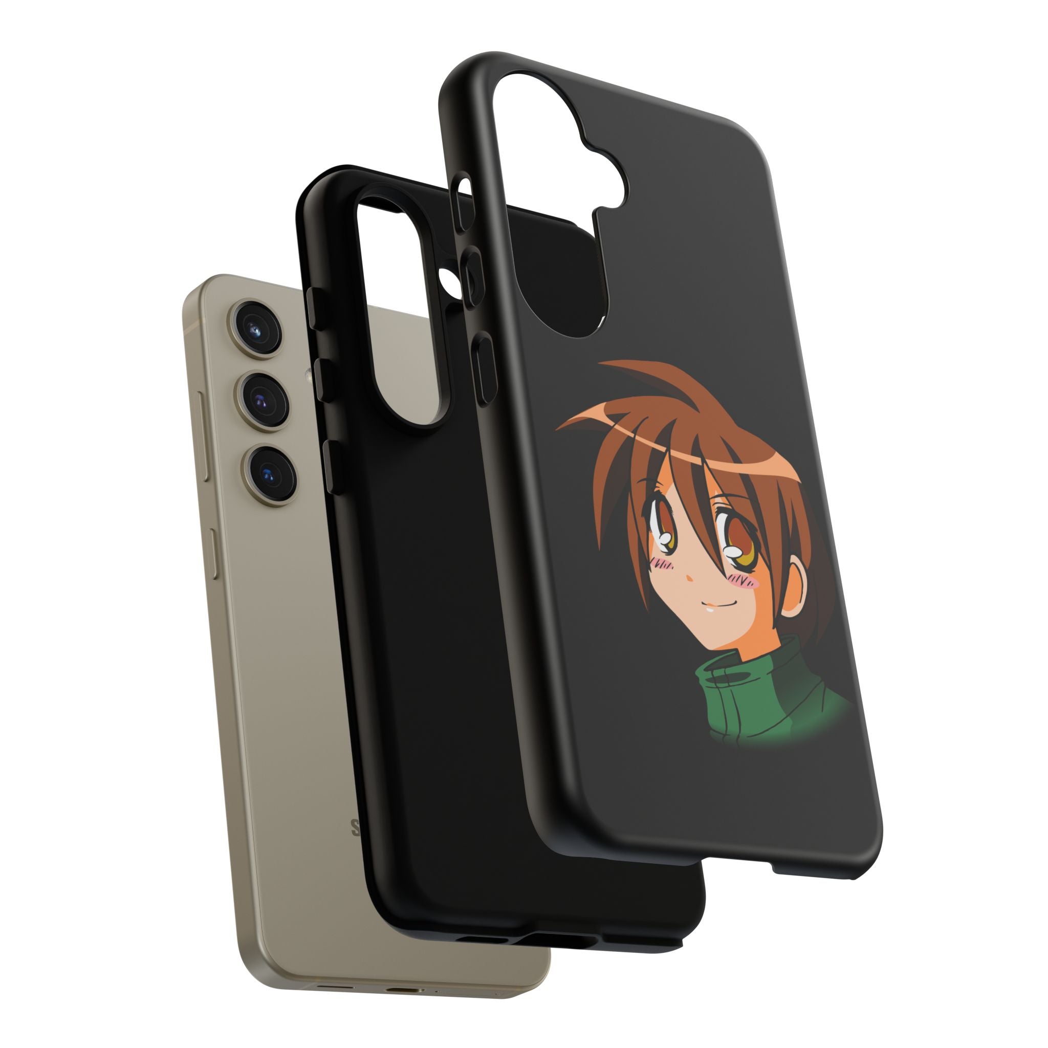 Anime Character Phone Case, Cute Phone Cover, Tough Cases for Teens, Customizable Gift, Geeky Accessories
