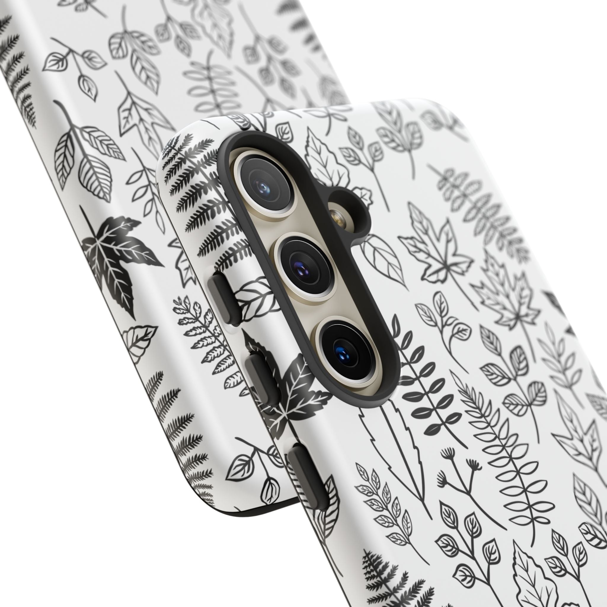 Stylish Phone Case for Nature Lovers, Botanical Design, Gift for Her, Fall Accessories, Customizable Tech Gear