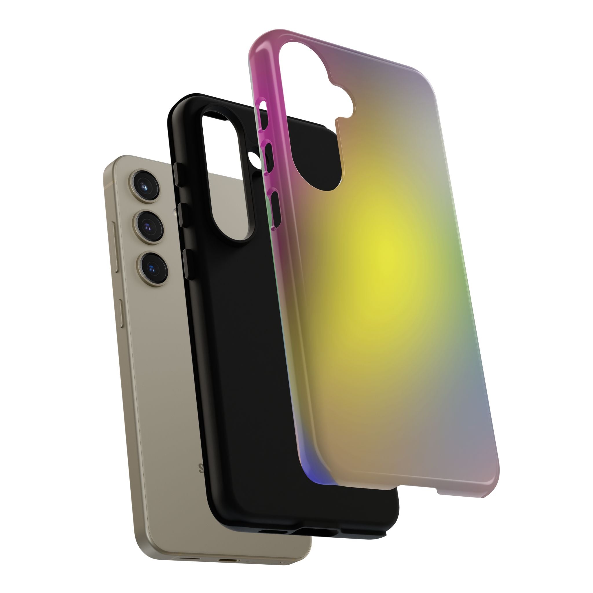 Colorful Tough Phone Case, Stylish Slim Cover, Durable Mobile Protection, Trendy Gift for Tech Lovers, Vibrant Phone Accessory