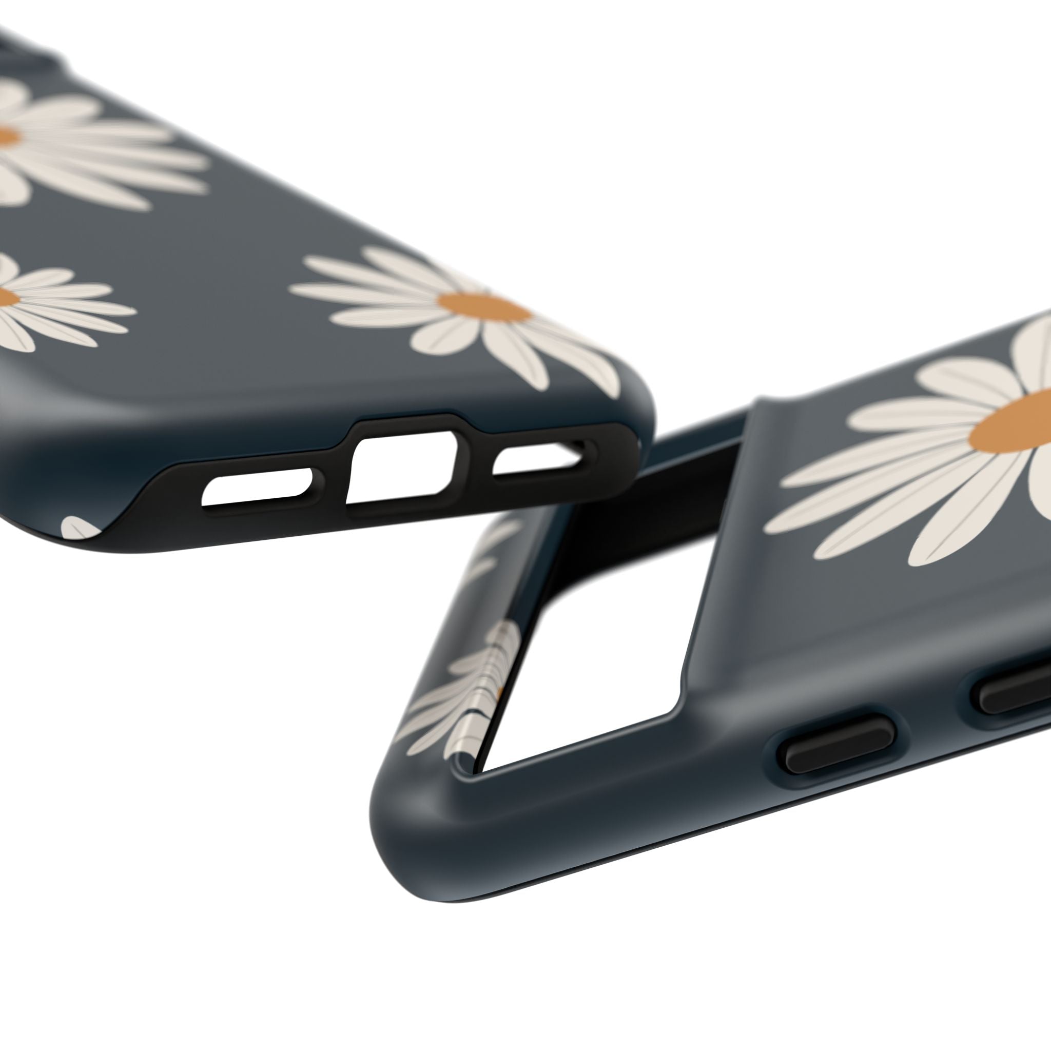 Daisy Phone Case, Floral Phone Cover, Tough Phone Case, Gift for Flower Lovers, Smartphone Accessory, Spring Design