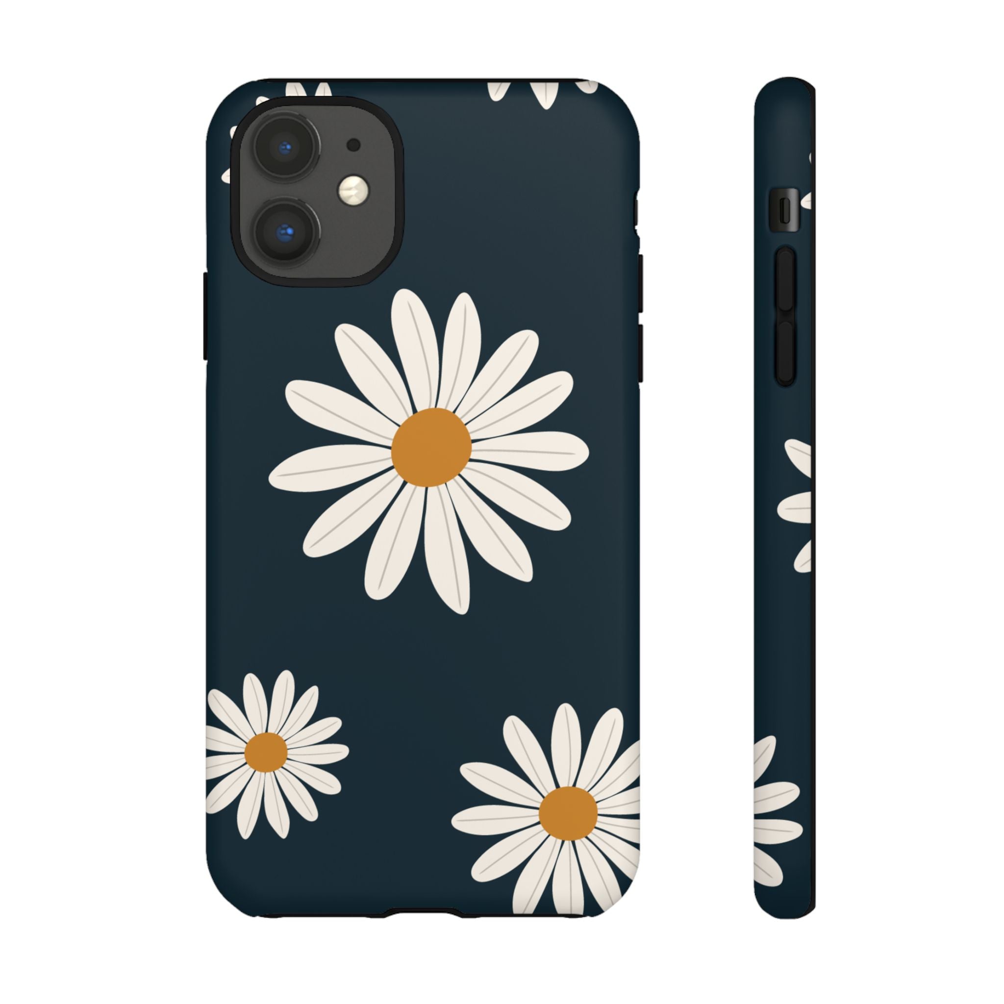 Daisy Phone Case, Floral Phone Cover, Tough Phone Case, Gift for Flower Lovers, Smartphone Accessory, Spring Design