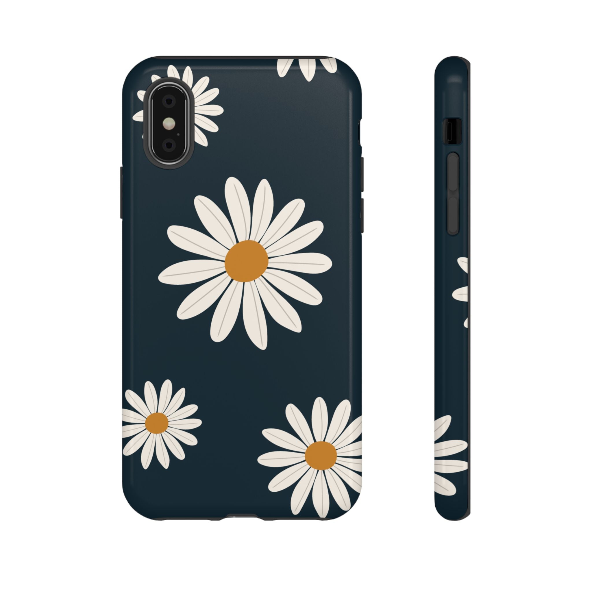 Daisy Phone Case, Floral Phone Cover, Tough Phone Case, Gift for Flower Lovers, Smartphone Accessory, Spring Design