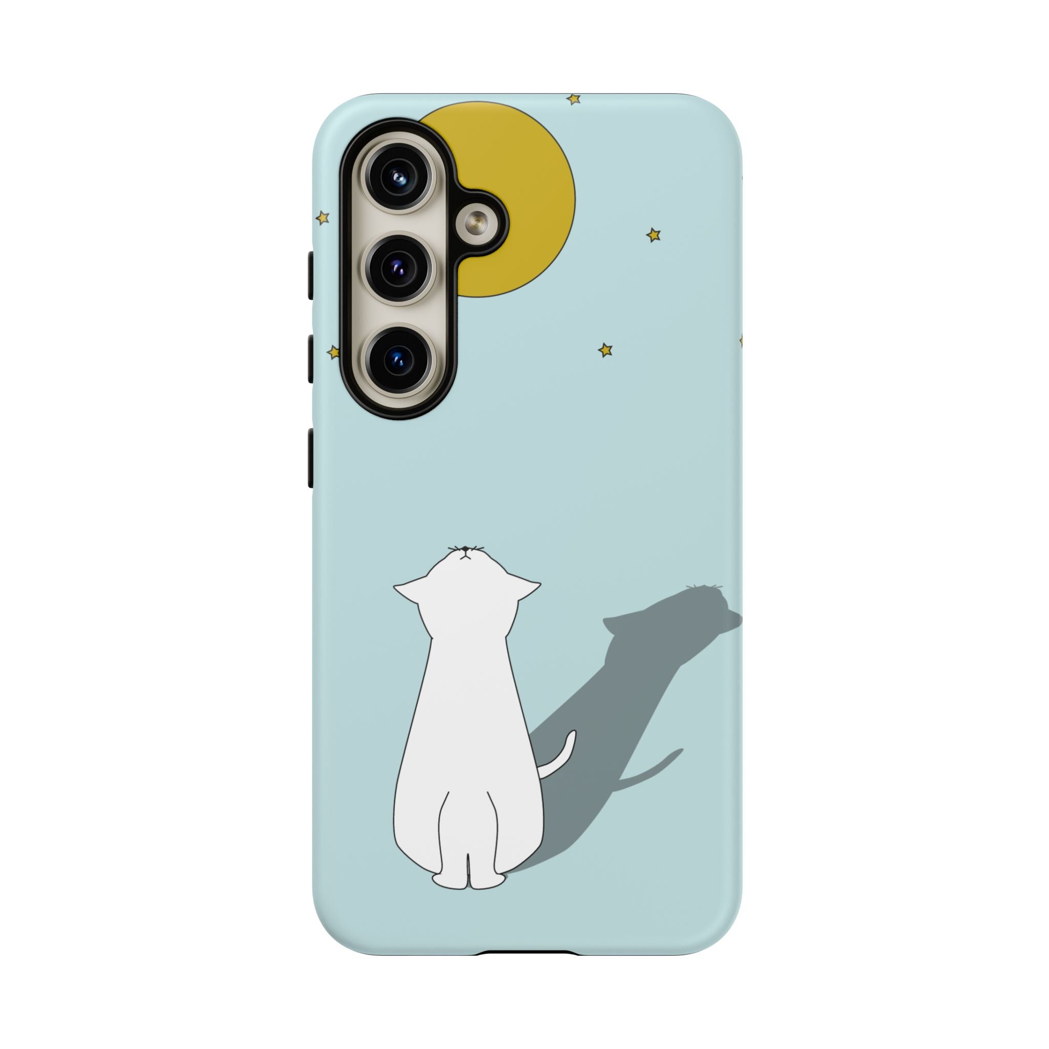 Cute Cat Phone Case, Tough Phone Cover, Pet Lover Gift, Unique Case, Animal Decor, Birthday Gift